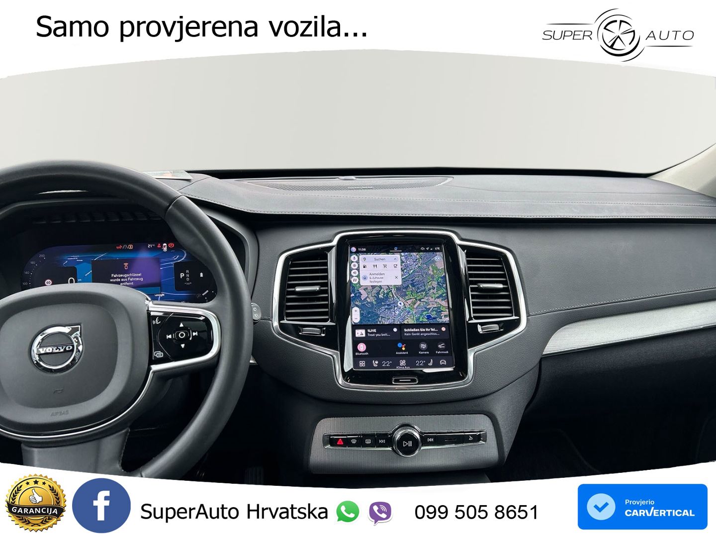 Volvo XC90 2.0 B5 Diesel AWD Automatic ACC+GR SJED+360+PANO