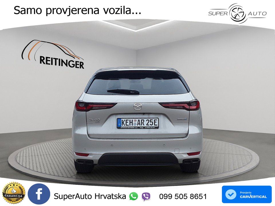 Mazda CX-60 2.5 e-Skyactiv (328 KS) AWD Automatic MATRIX+GR SJED+KAM