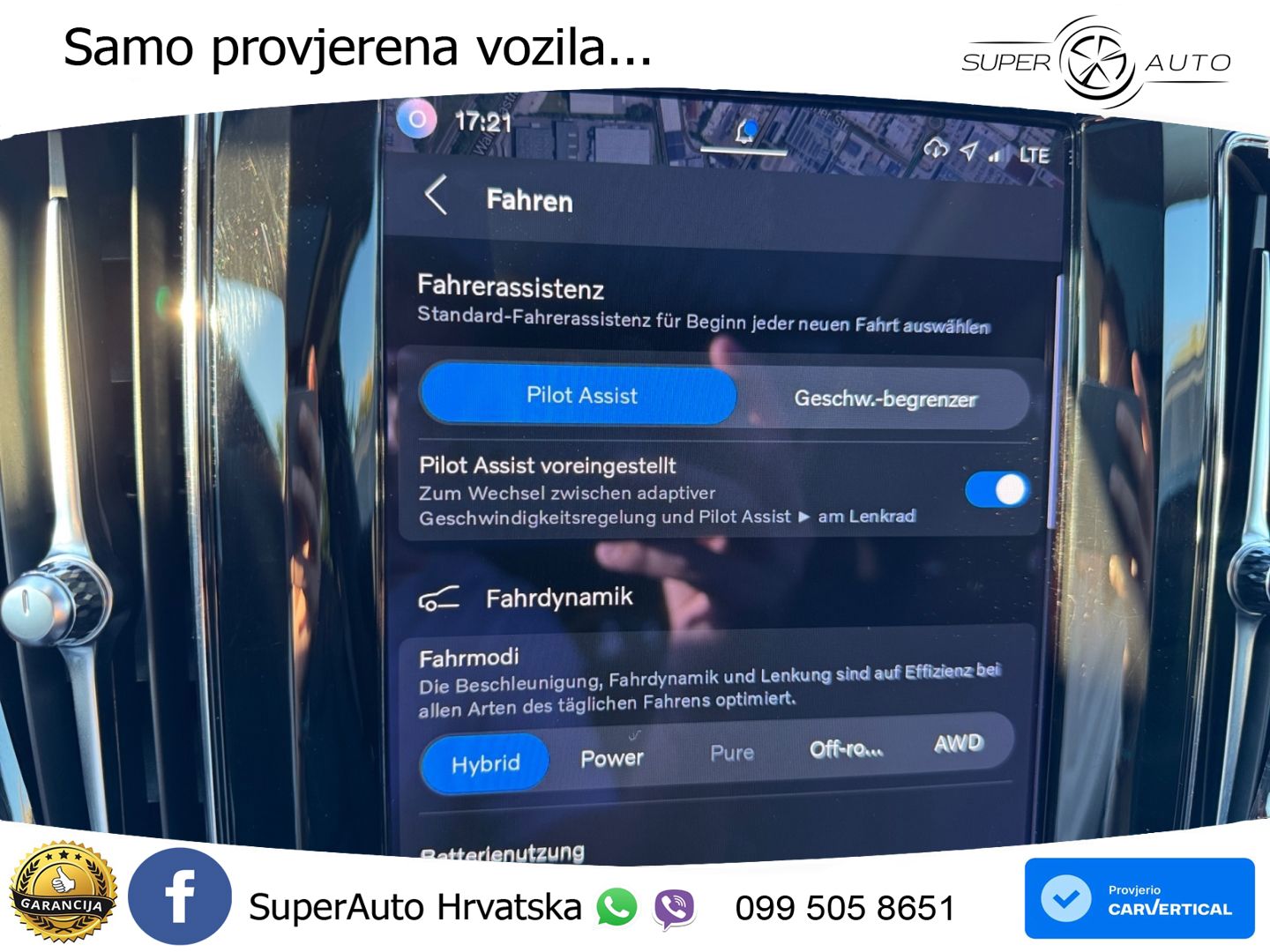 Volvo XC60 T8 AWD Geartronic ZRAČNI+ACC+GR SJED+KAM+PANO