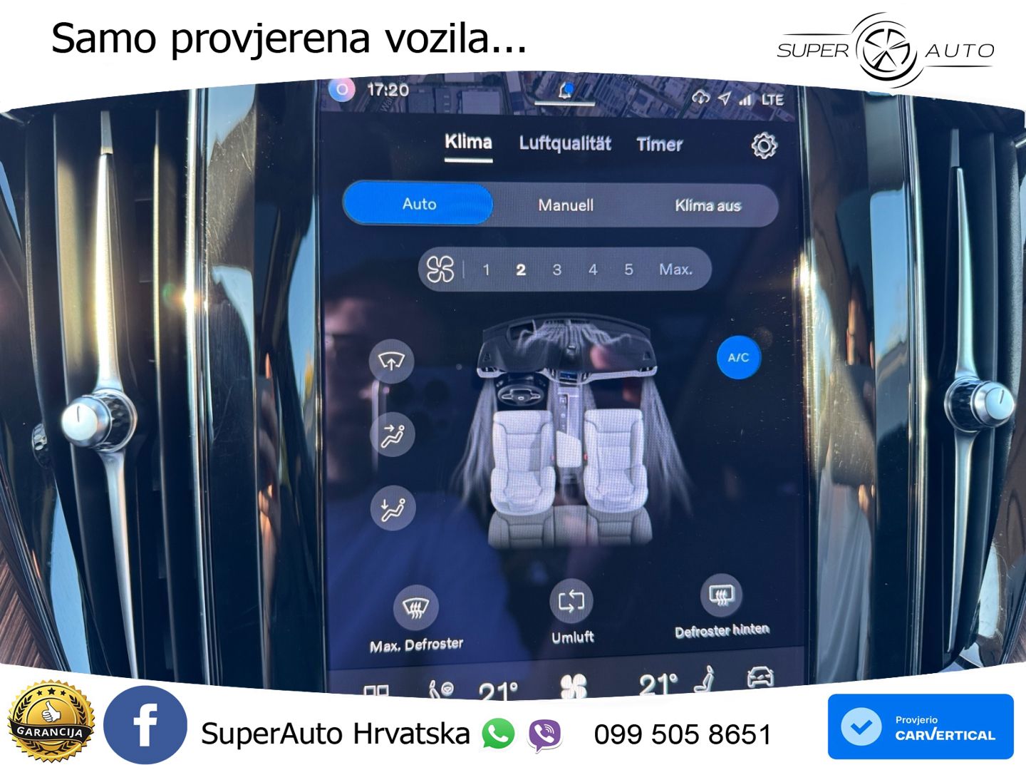 Volvo XC60 T8 AWD Geartronic ZRAČNI+ACC+GR SJED+KAM+PANO