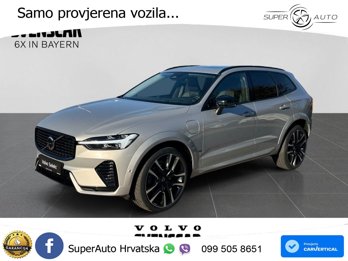 Volvo XC60 T8 AWD Geartronic ZRAČNI+ACC+GR SJED+KAM+PANO