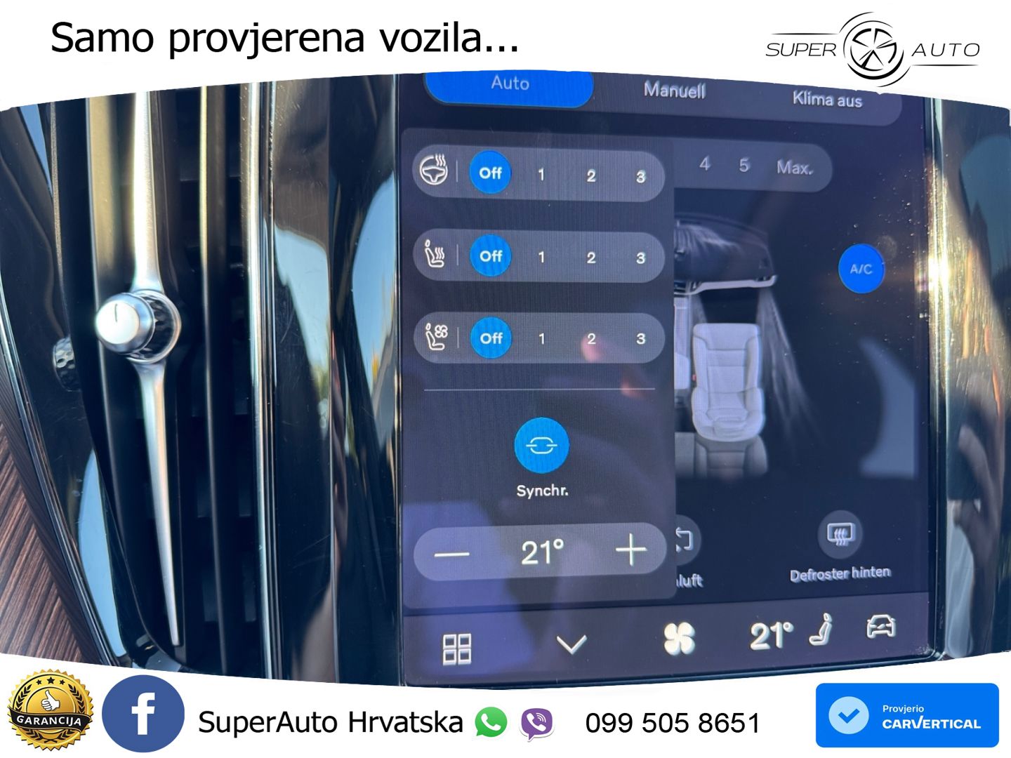 Volvo XC60 T8 AWD Geartronic ZRAČNI+ACC+GR SJED+KAM+PANO