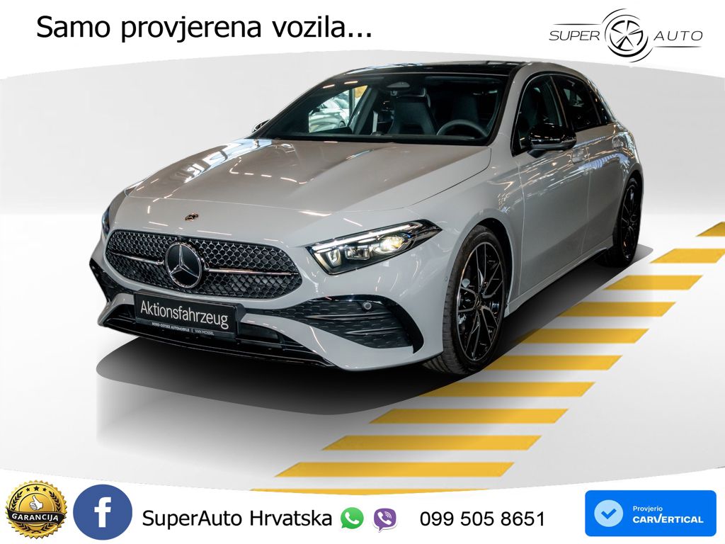 Mercedes-Benz A 200d 8G-DCT AMG ACC+GR SJED+360+PANO