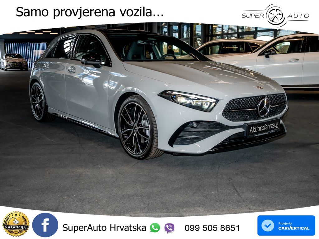 Mercedes-Benz A 200d 8G-DCT AMG ACC+GR SJED+360+PANO