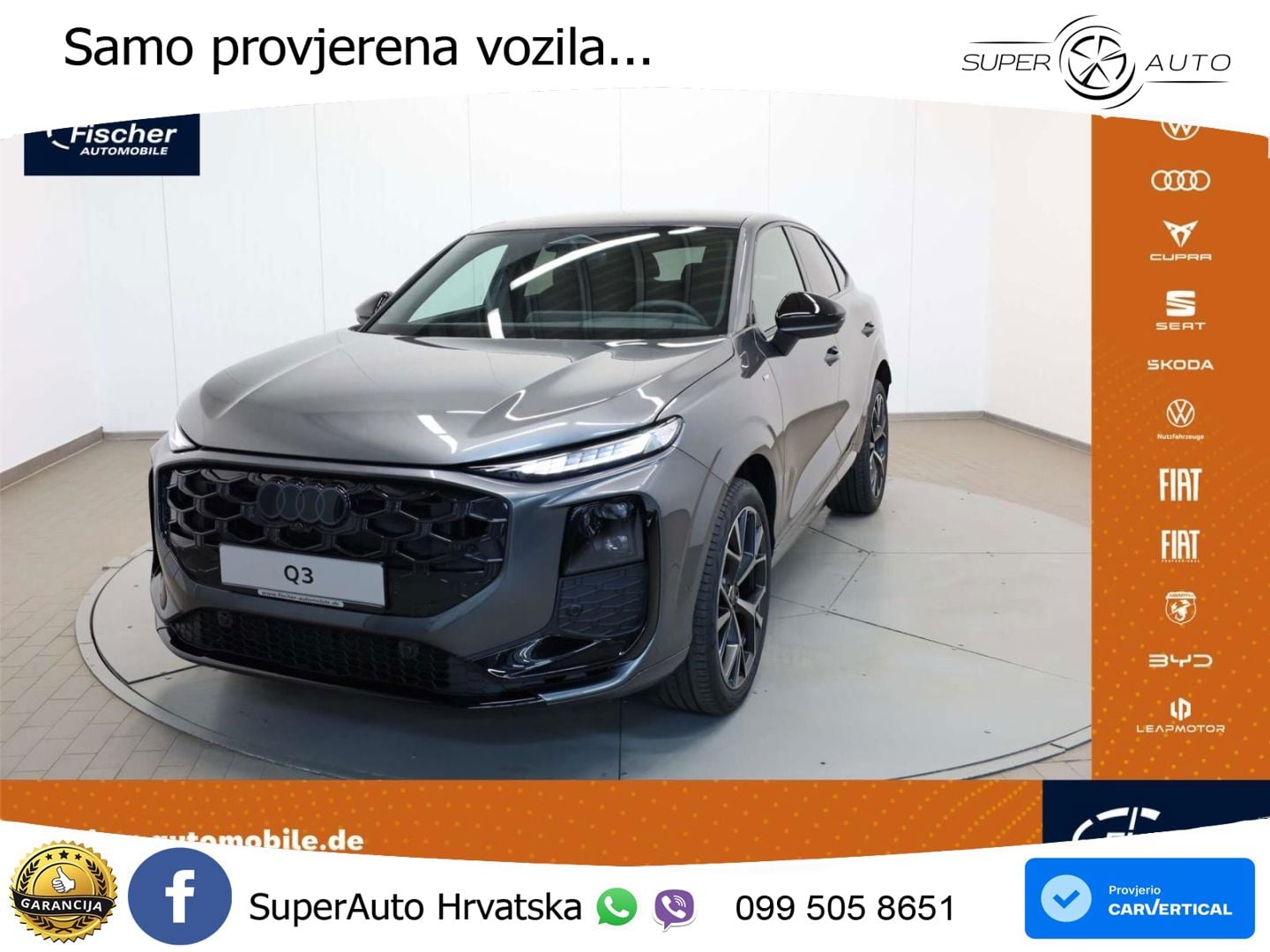 Audi Q3 Sportback 2.0 TFSI (204 KS) quattro S tronic S line LED+GR SJED+ACC