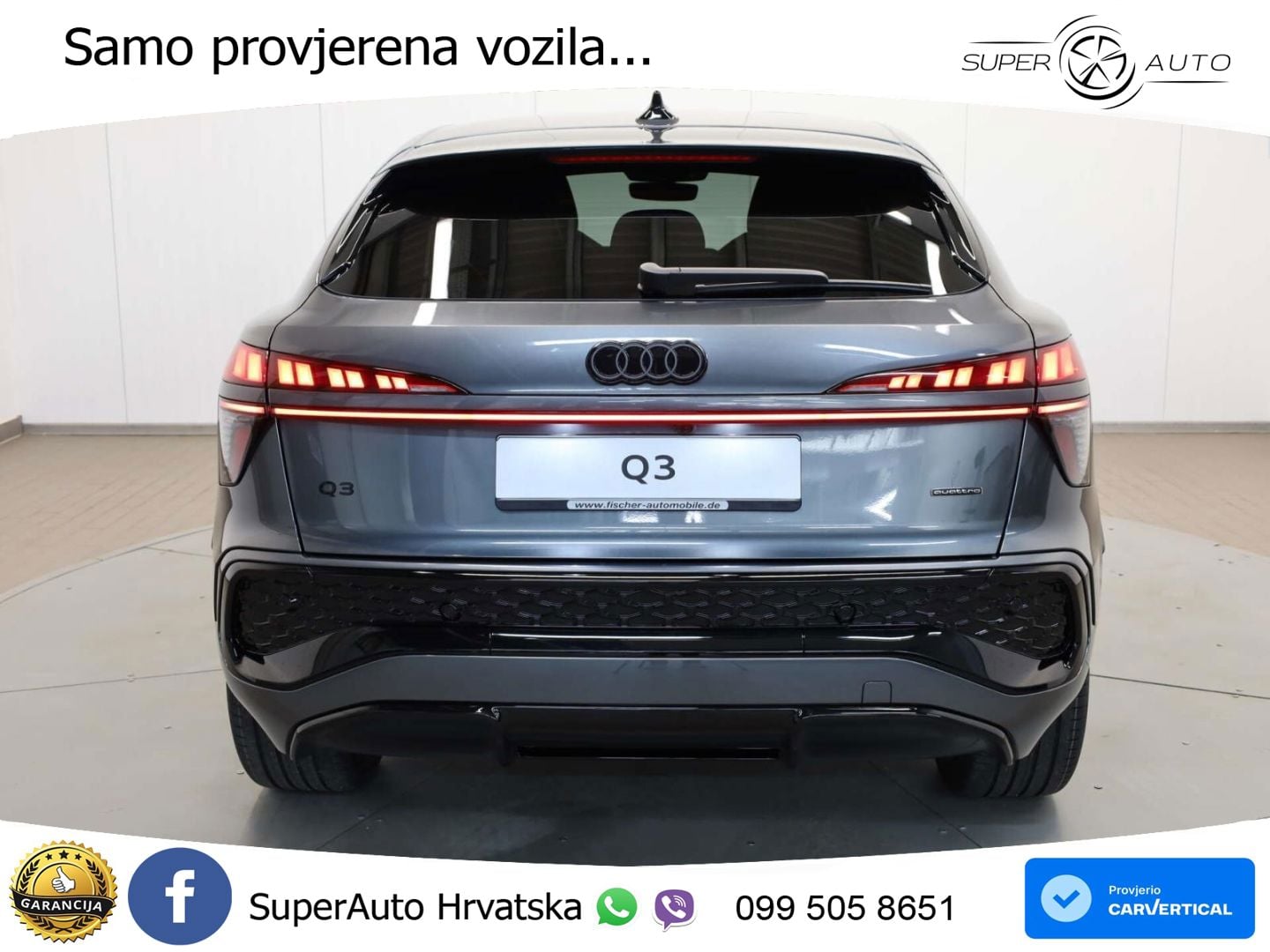 Audi Q3 Sportback 2.0 TFSI (204 KS) quattro S tronic S line LED+GR SJED+ACC