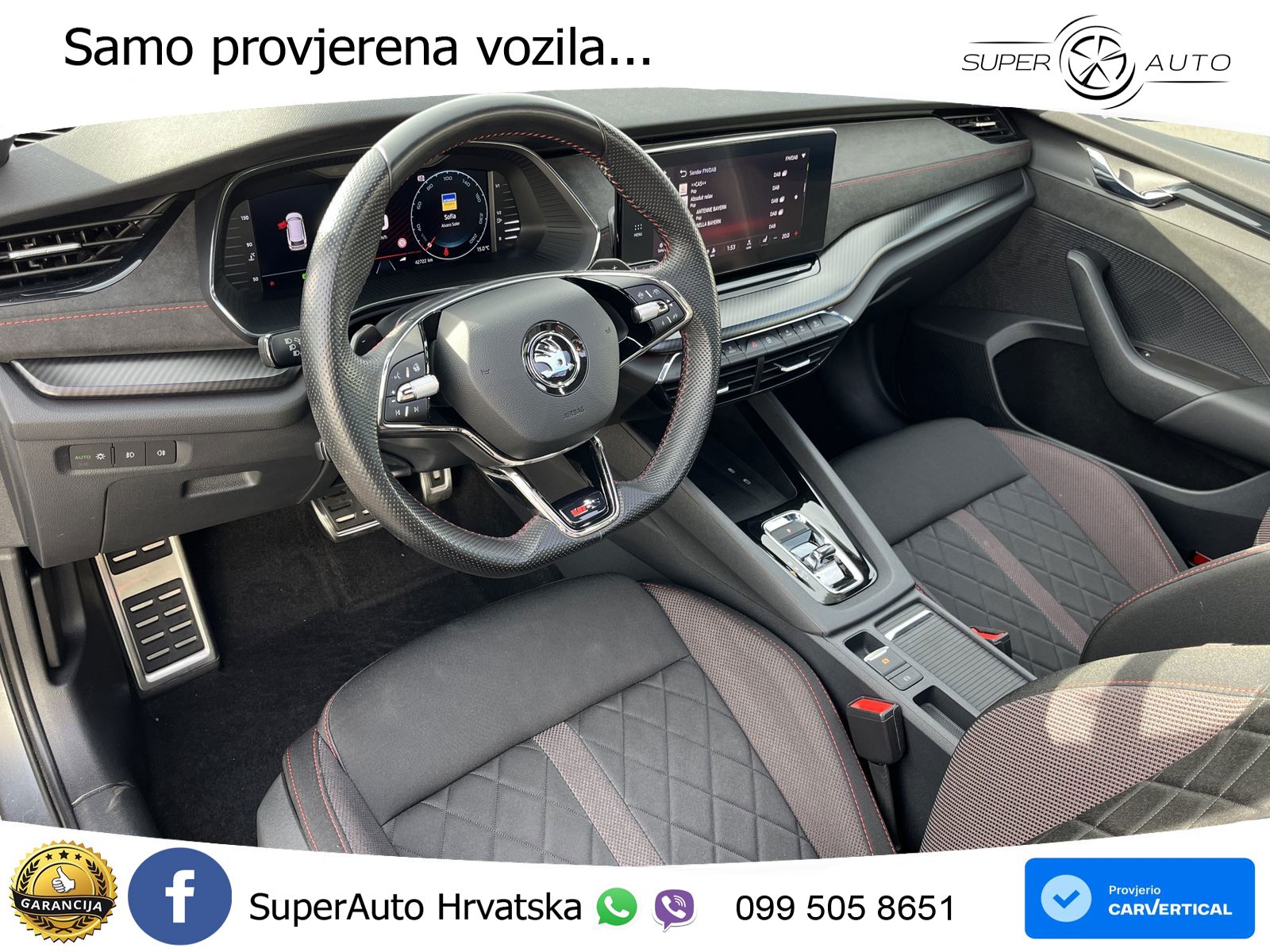 Škoda Octavia Combi RS 2.0 TDI (200 KS) DSG LED+GR SJED+ACC
