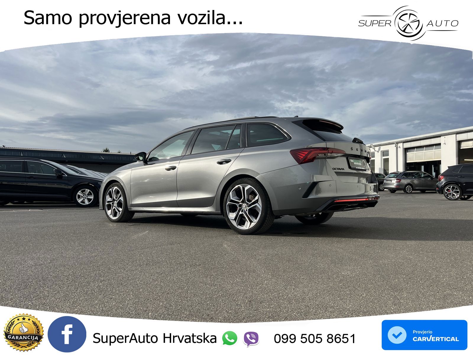 Škoda Octavia Combi RS 2.0 TDI (200 KS) DSG LED+GR SJED+ACC