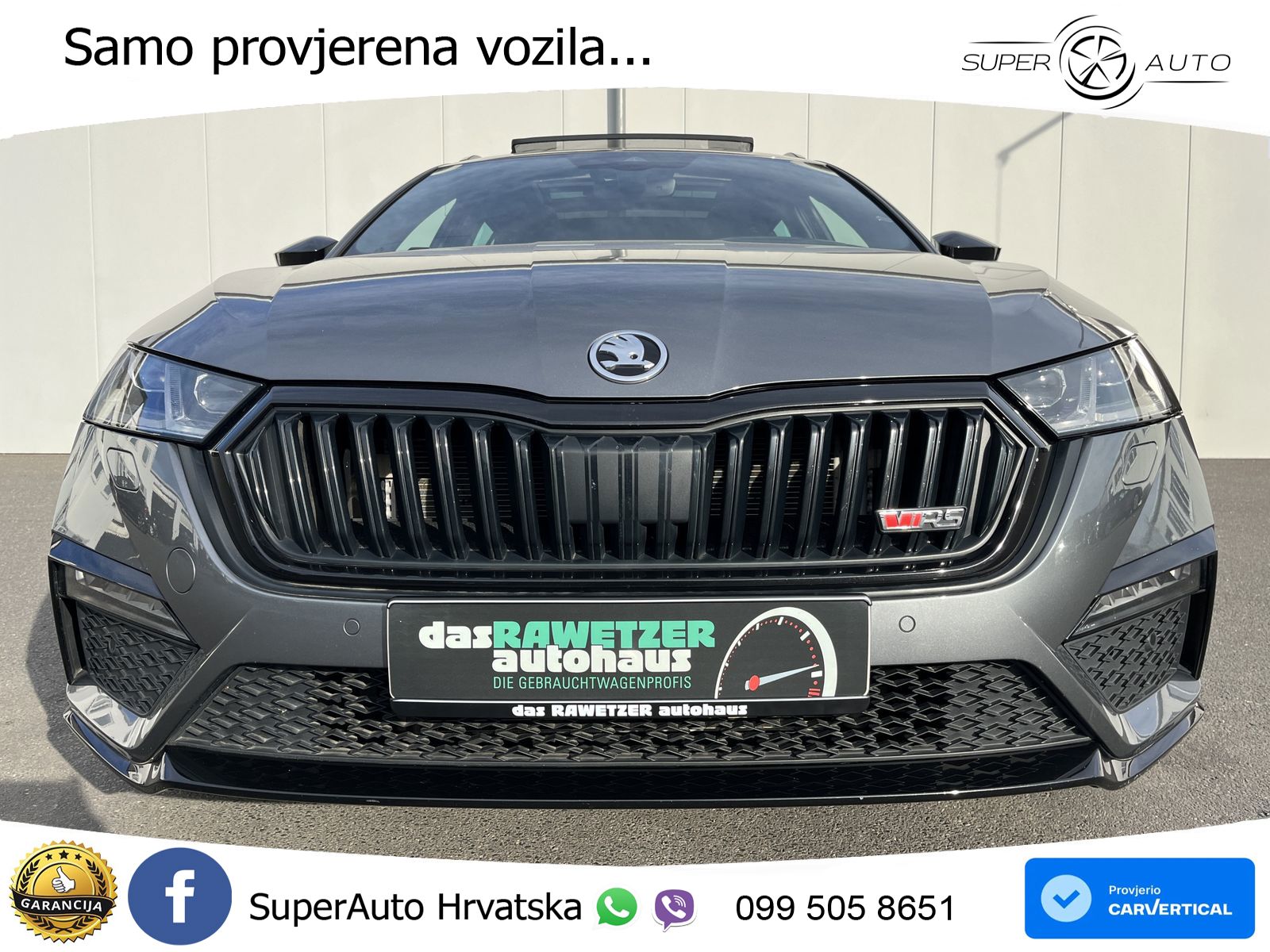 Škoda Octavia Combi RS 2.0 TDI (200 KS) DSG LED+GR SJED+ACC