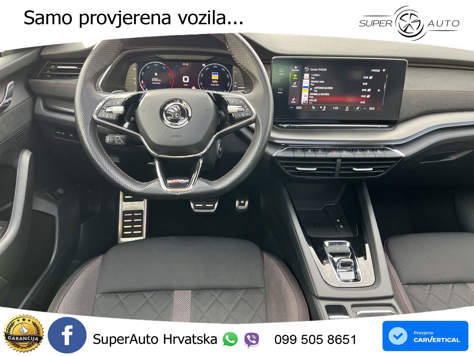 Škoda Octavia Combi RS 2.0 TDI (200 KS) DSG LED+GR SJED+ACC