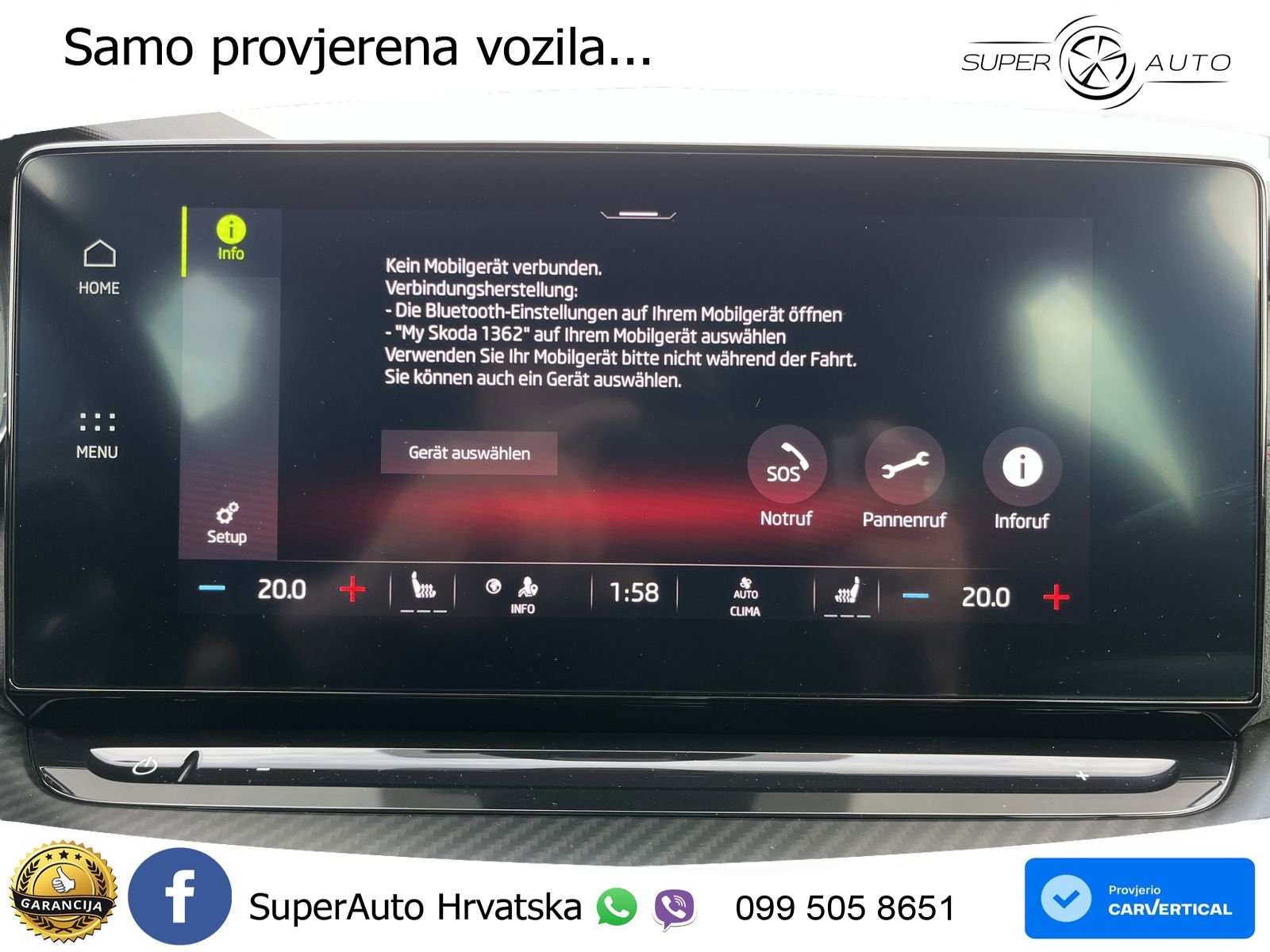 Škoda Octavia Combi RS 2.0 TDI (200 KS) DSG LED+GR SJED+ACC