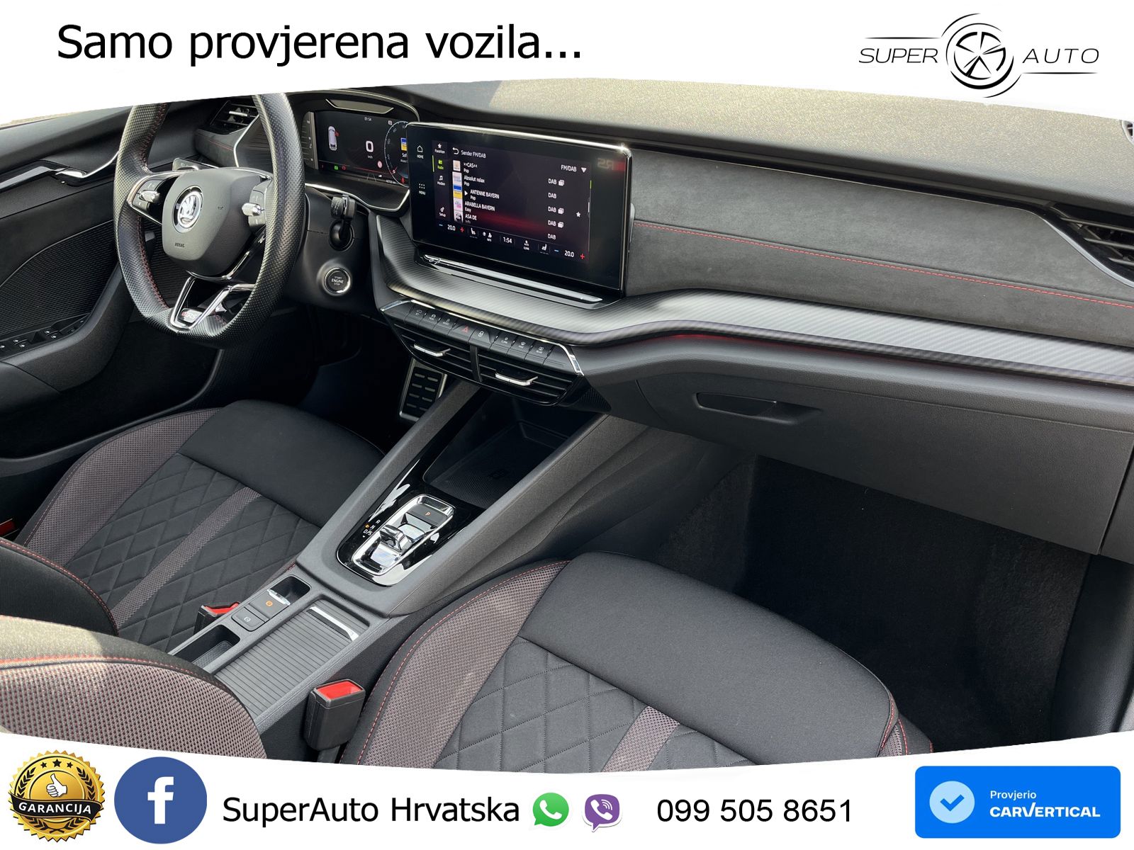 Škoda Octavia Combi RS 2.0 TDI (200 KS) DSG LED+GR SJED+ACC