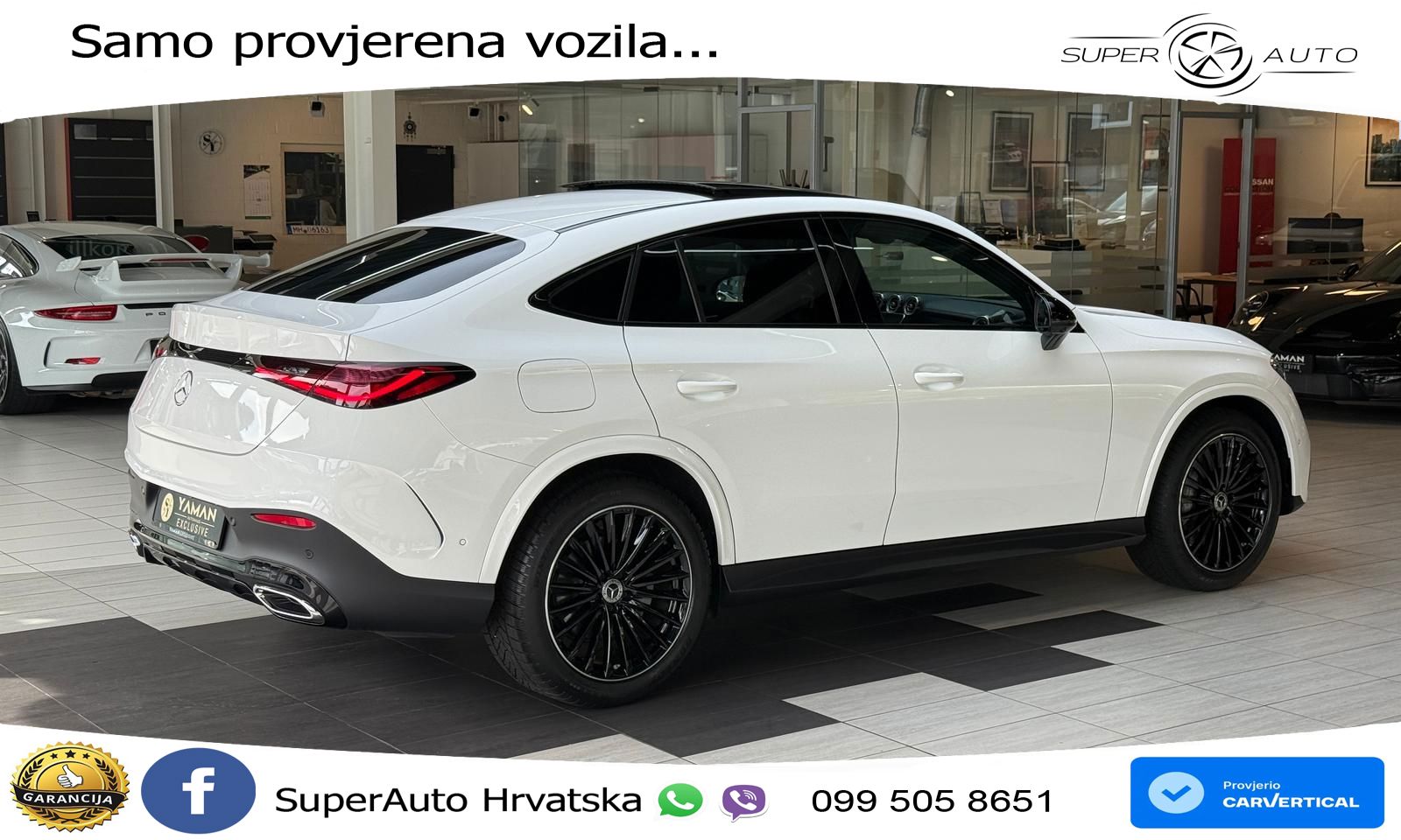 Mercedes GLC Coupe 220d (197 KS) 4MATIC 9G-TRONIC AMG ACC+HEAD+GR SJED+360+PANO