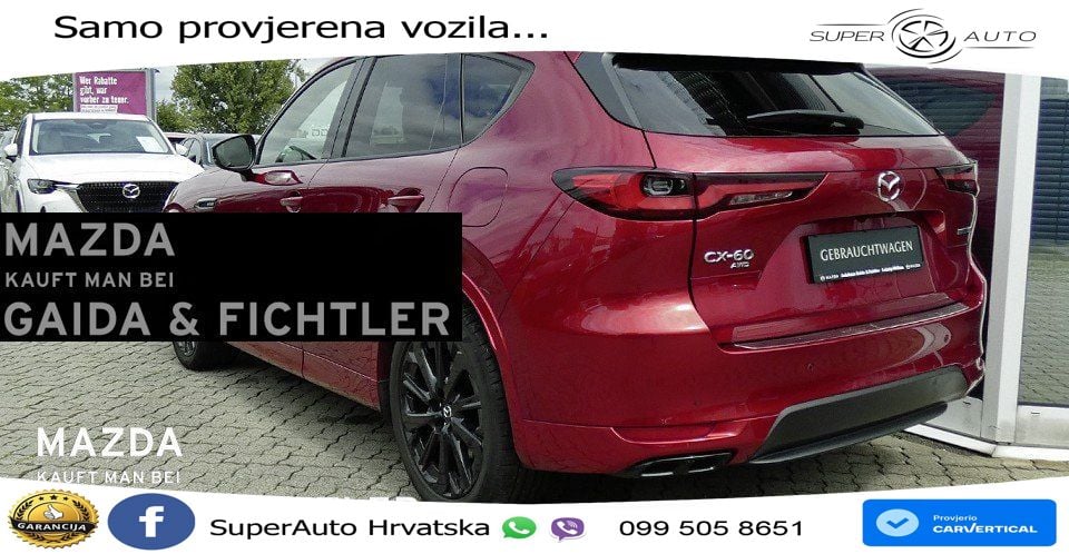 Mazda CX-60 2.5 e-Skyactiv (328 KS) AWD Automatic MATRIX+GR SJED+KAM