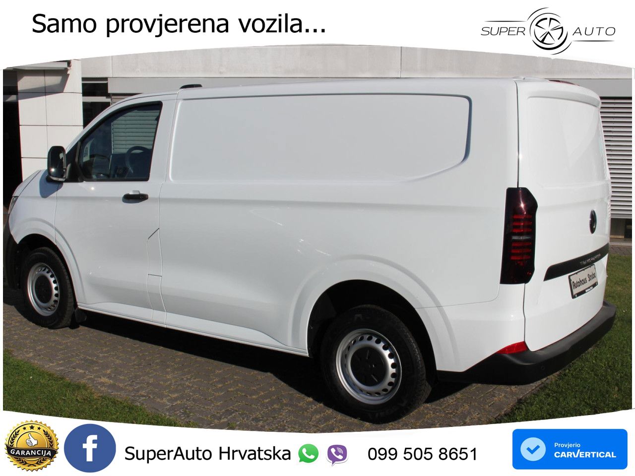 Volkswagen T7 Transporter Kasten KR 2.0 TDI AHK Vorber 150 KS