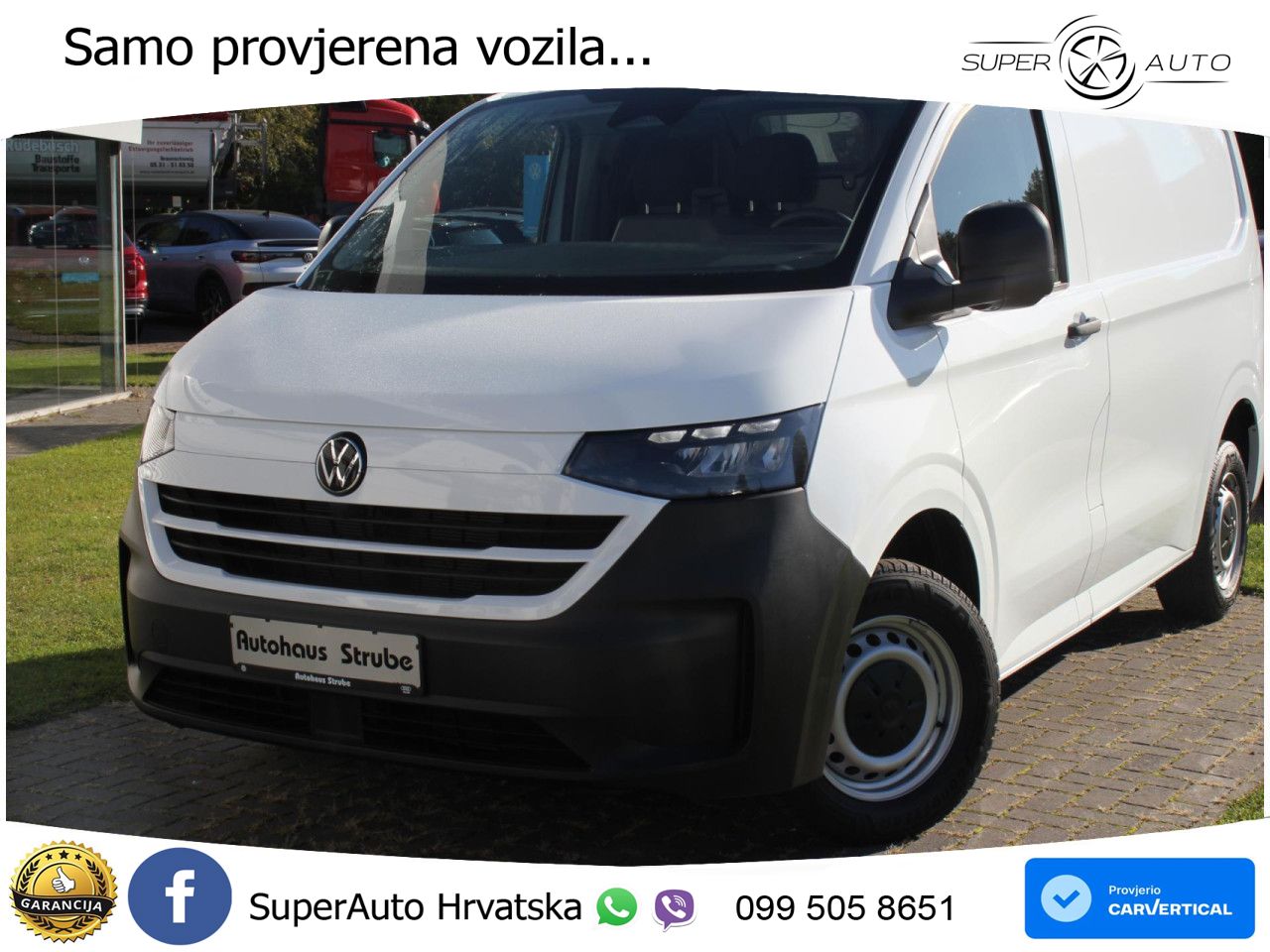 Volkswagen T7 Transporter Kasten KR 2.0 TDI AHK Vorber 150 KS