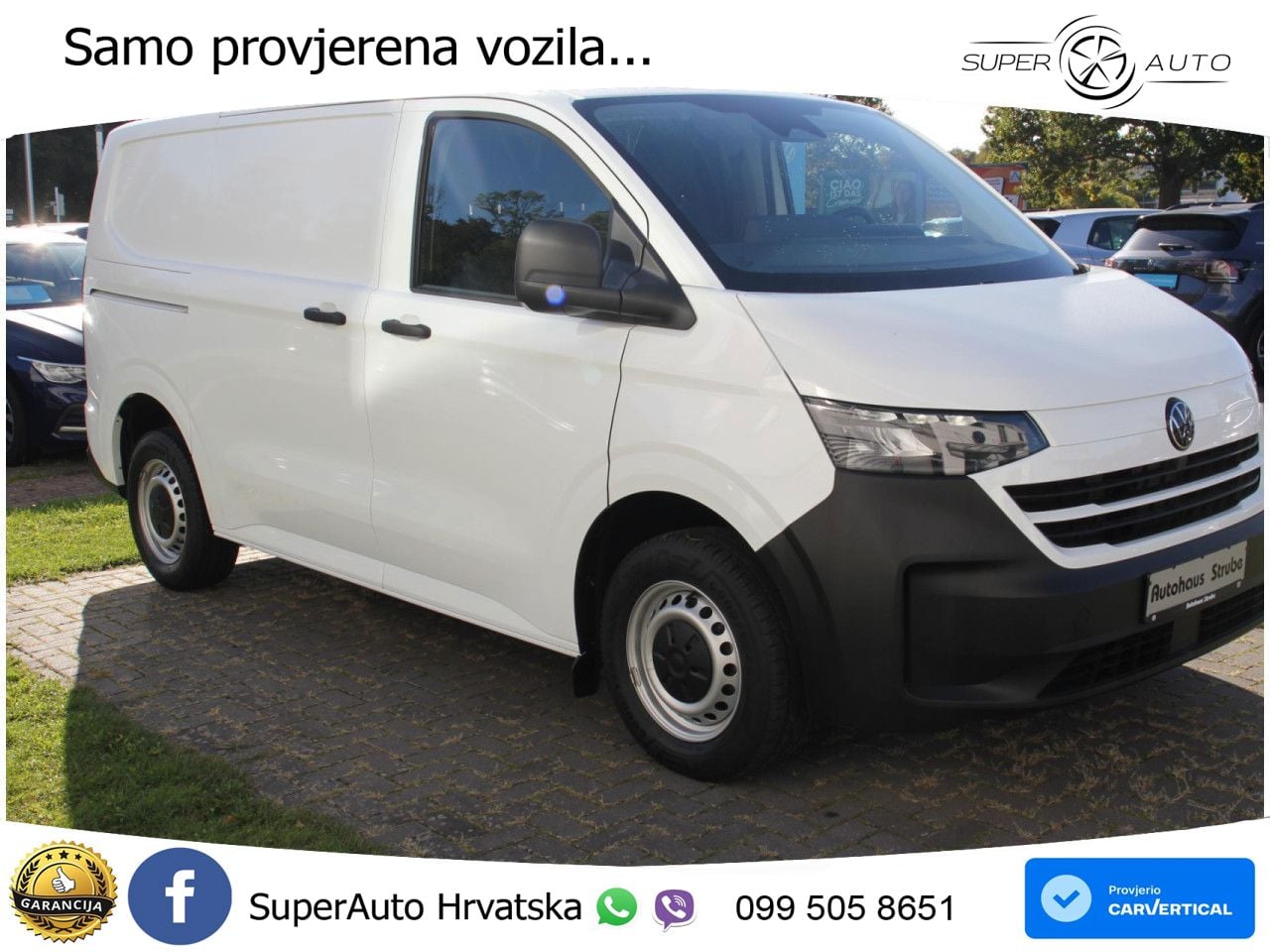 Volkswagen T7 Transporter Kasten KR 2.0 TDI AHK Vorber 150 KS
