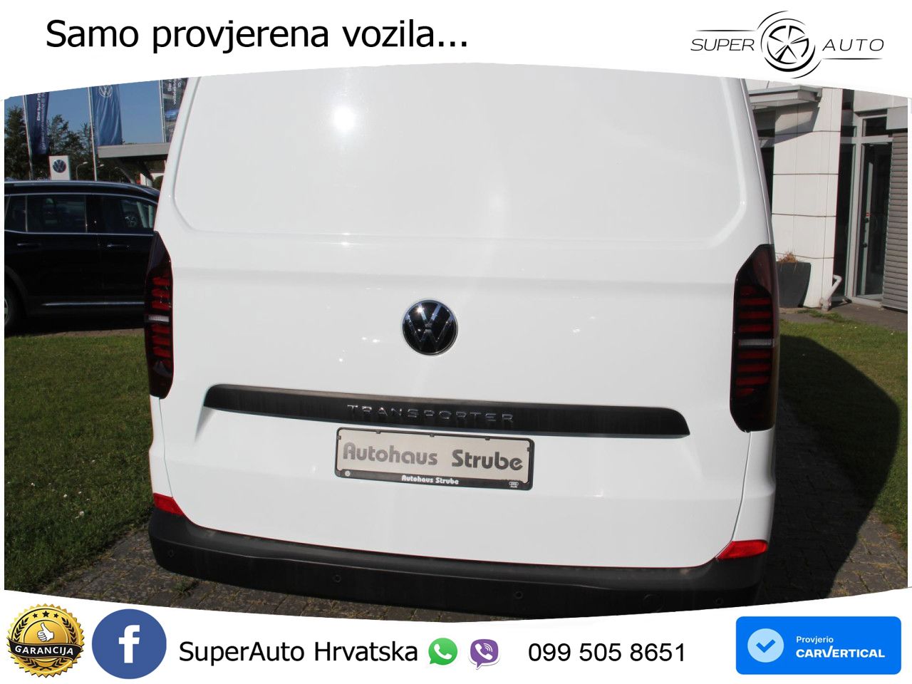 Volkswagen T7 Transporter Kasten KR 2.0 TDI AHK Vorber 150 KS