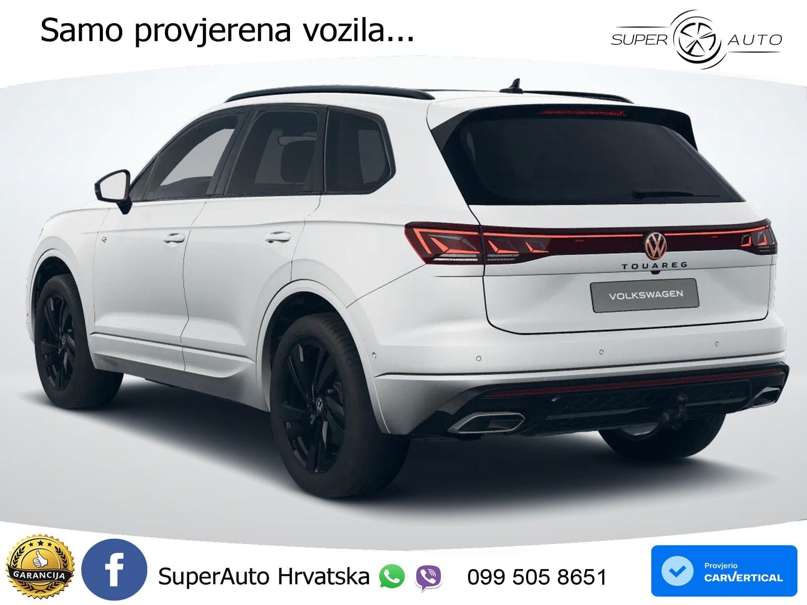 Volkswagen Touareg 3.0 V6 TDI (286 KS) 4MOTION Tiptronic R-Line ZRAČNI+ACC+GR SJED+KAM+PANO