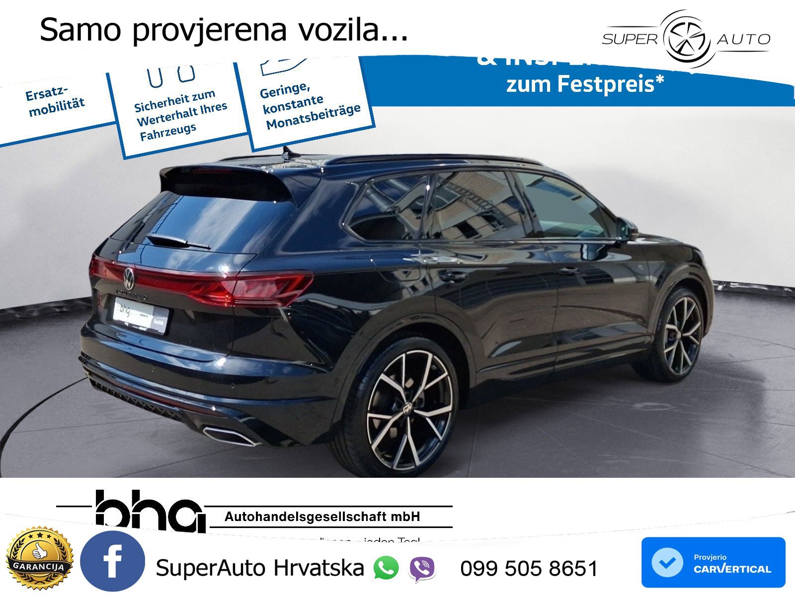 Volkswagen Touareg 3.0 V6 TDI (286 KS) 4MOTION Tiptronic ZRAČNI+ACC+GR SJED+KAM+PANO