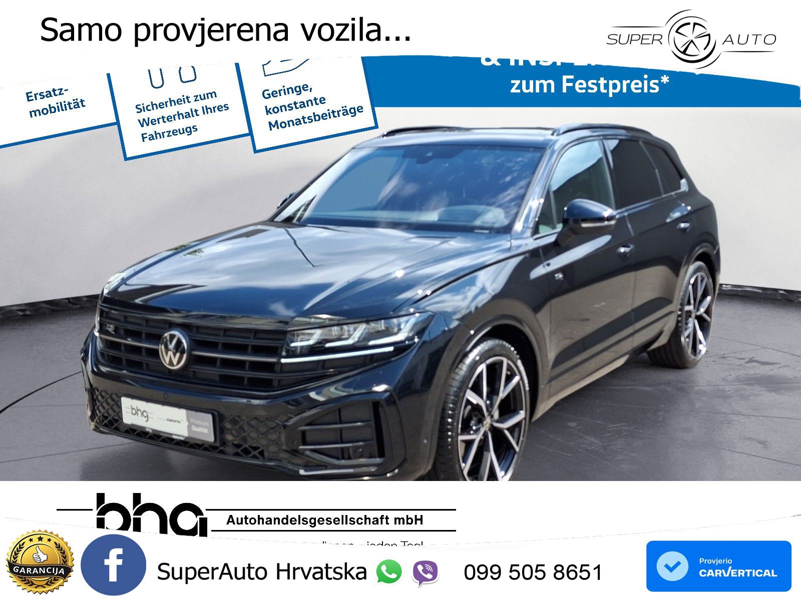 Volkswagen Touareg 3.0 V6 TDI (286 KS) 4MOTION Tiptronic ZRAČNI+ACC+GR SJED+KAM+PANO