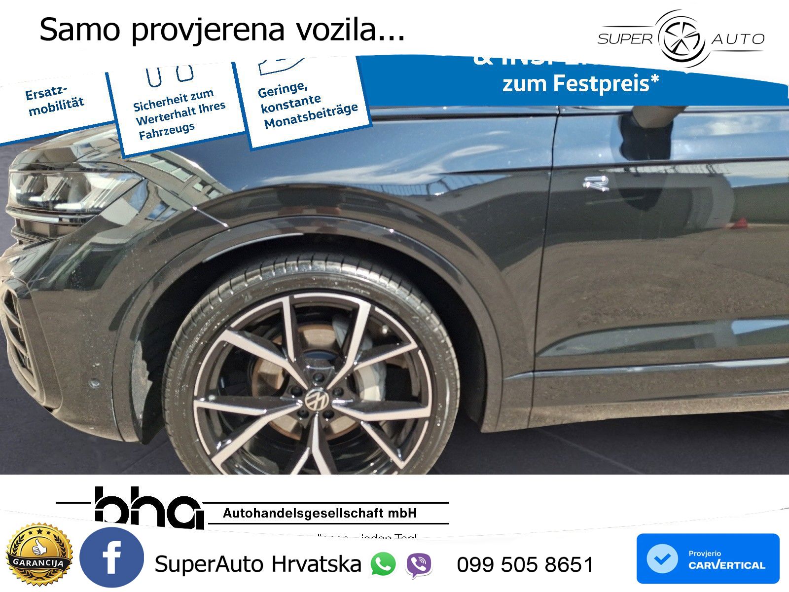 Volkswagen Touareg 3.0 V6 TDI (286 KS) 4MOTION Tiptronic ZRAČNI+ACC+GR SJED+KAM+PANO