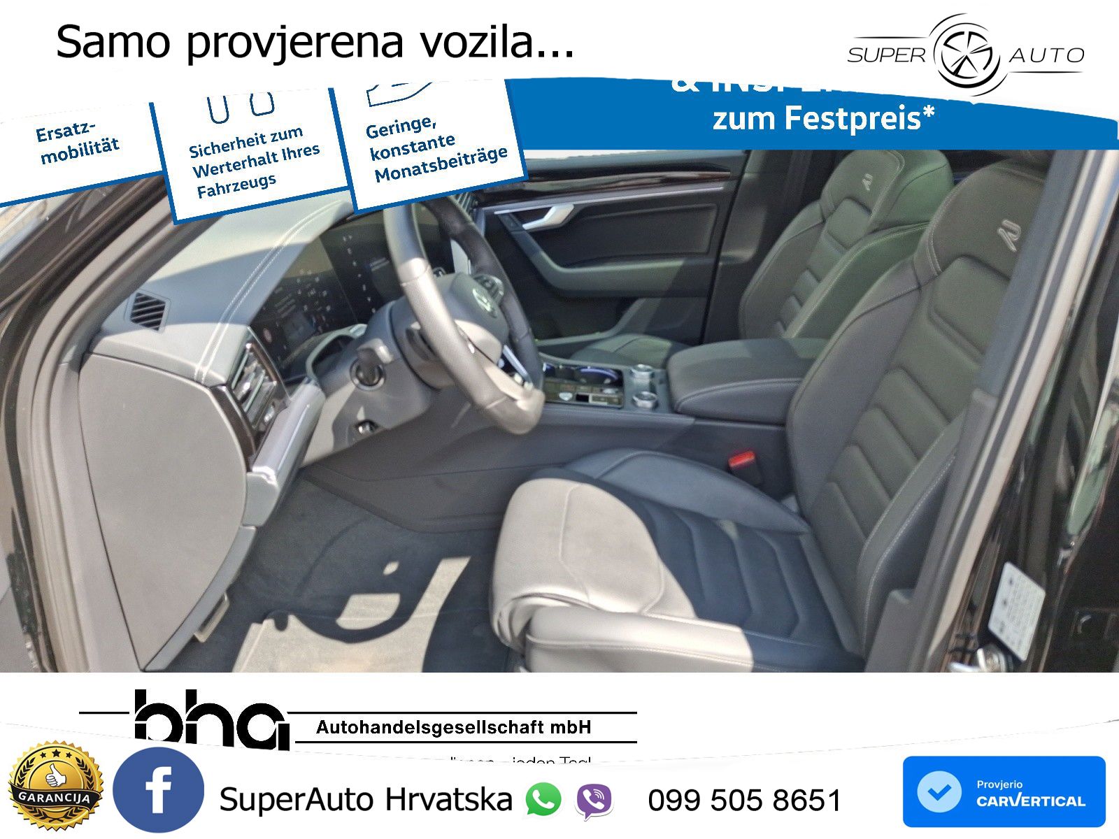 Volkswagen Touareg 3.0 V6 TDI (286 KS) 4MOTION Tiptronic ZRAČNI+ACC+GR SJED+KAM+PANO
