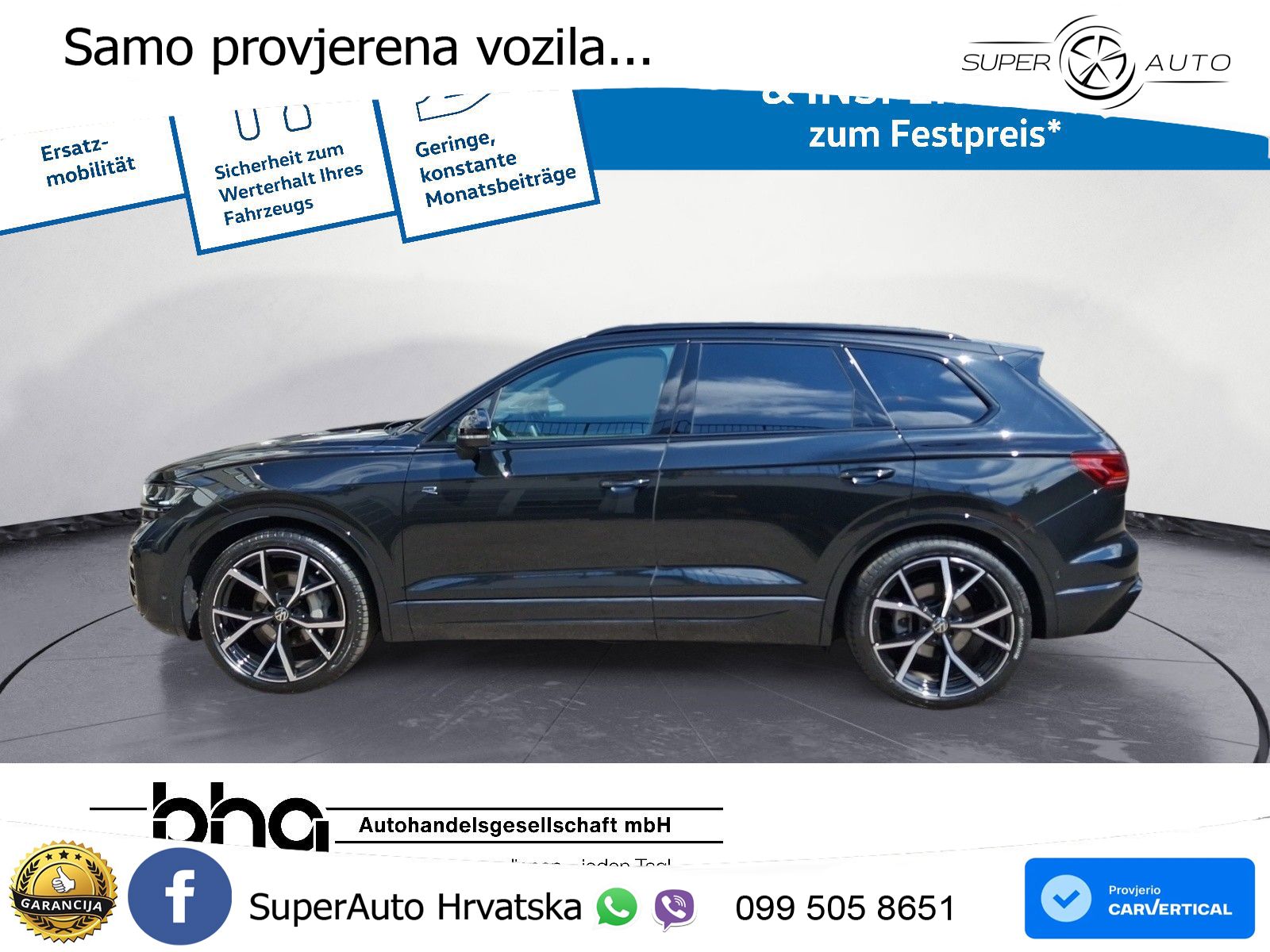 Volkswagen Touareg 3.0 V6 TDI (286 KS) 4MOTION Tiptronic ZRAČNI+ACC+GR SJED+KAM+PANO