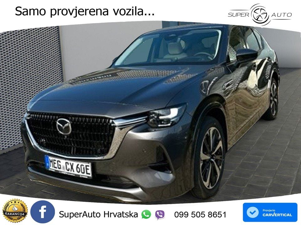 Mazda CX-60 2.5 e-Skyactiv (328 KS) AWD Automatic LED+GR SJED+ACC