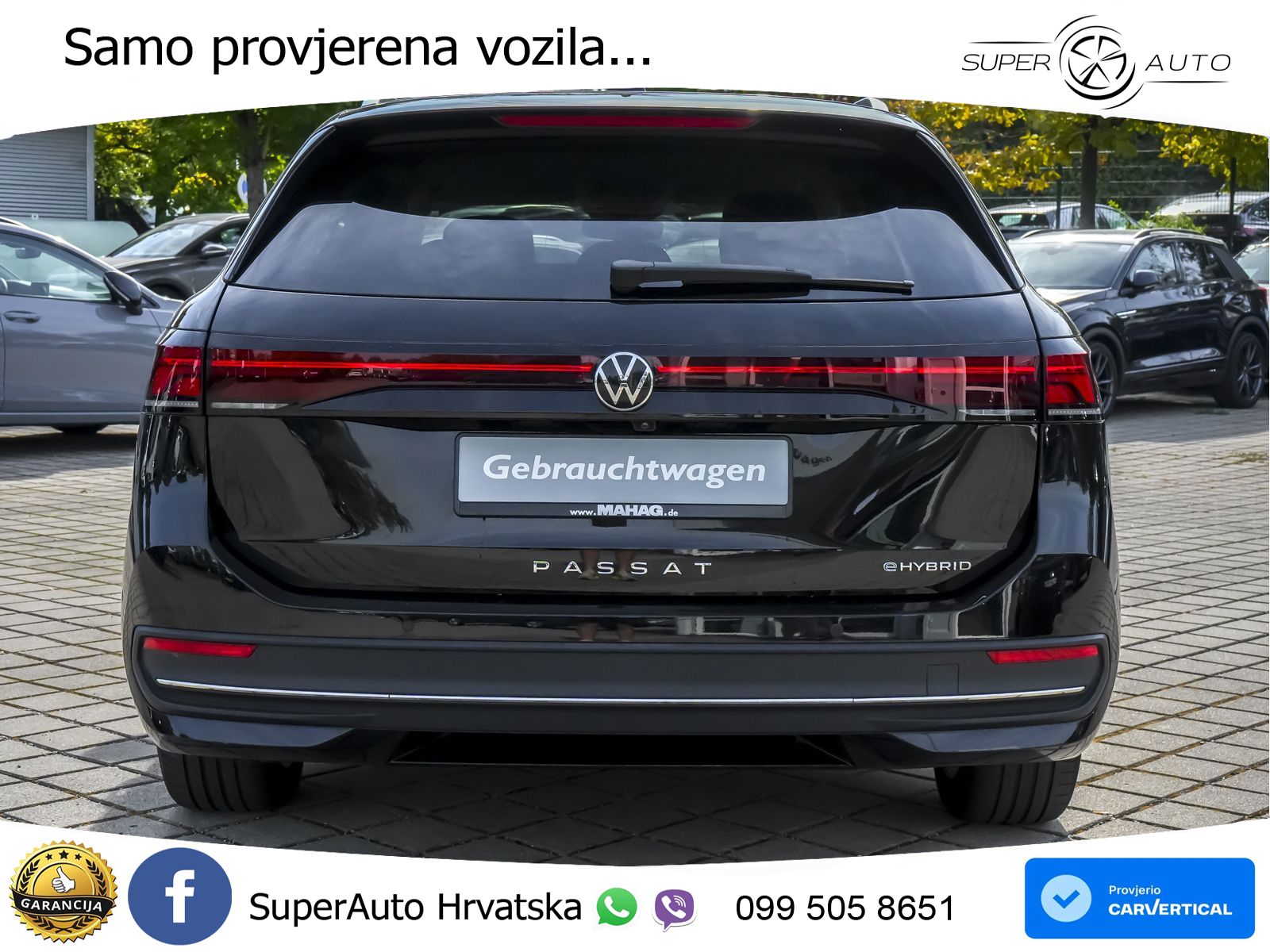 Volkswagen Passat Variant 1.5 TSI (204 KS) eHybrid DSG Business LED+GR SJED+ACC