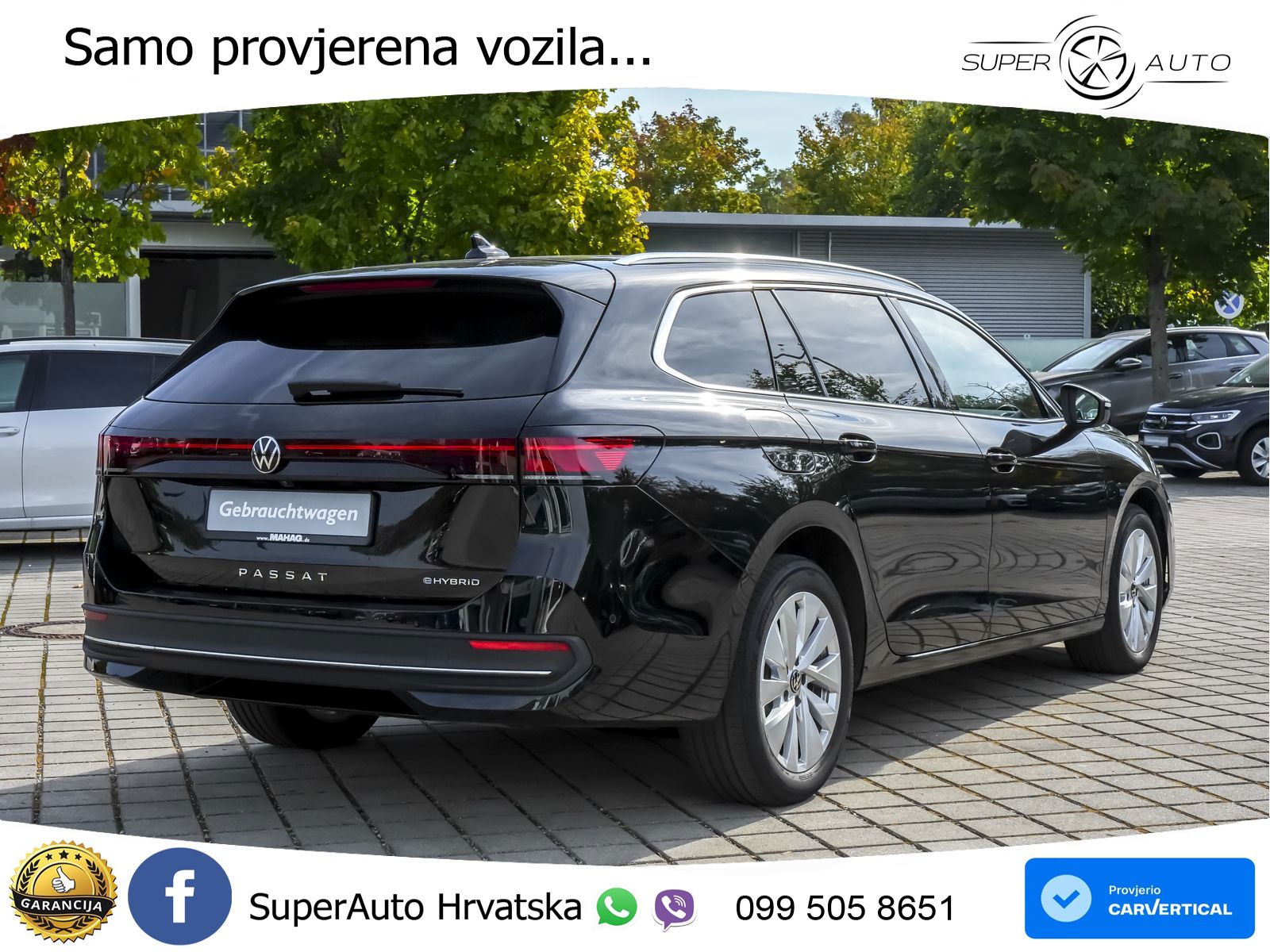Volkswagen Passat Variant 1.5 TSI (204 KS) eHybrid DSG Business LED+GR SJED+ACC