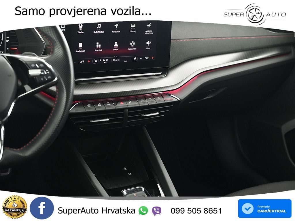 Škoda Octavia Combi RS 2.0 TDI (200 KS) DSG MATRIX+GR SJED+KAM