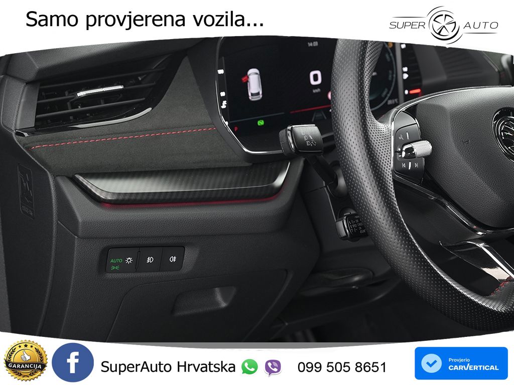 Škoda Octavia Combi RS 2.0 TDI (200 KS) DSG MATRIX+GR SJED+KAM