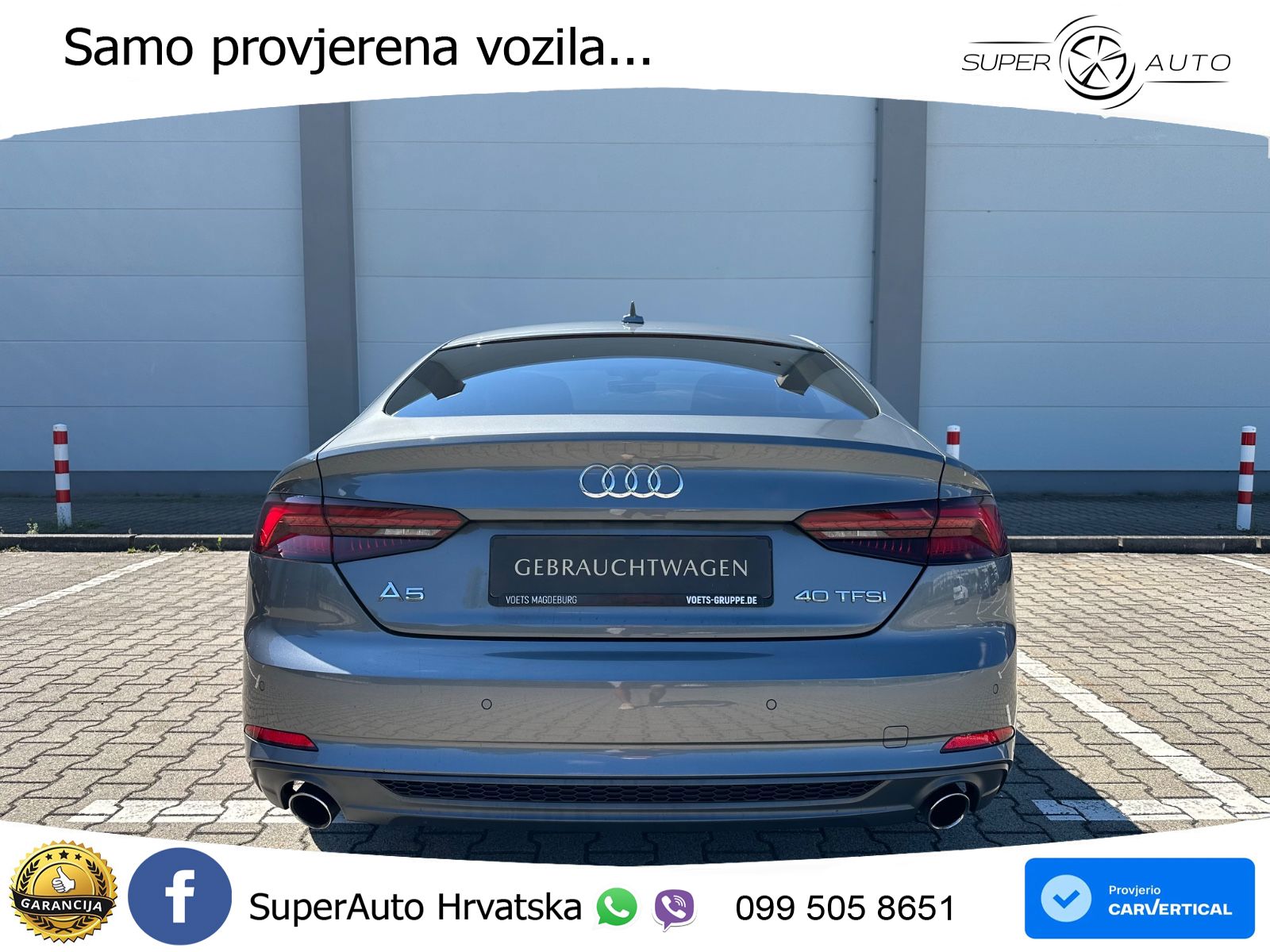 Audi A5 Sportback 40 TFSI (190 KS) S tronic