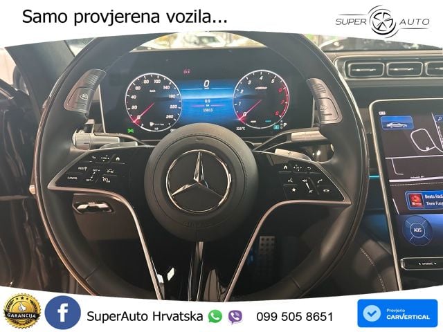 Mercedes S 450 (381 KS) EQ Boost 4MATIC 9G-TRONIC AMG ACC+HEAD+4xGR SJED+360+PANO