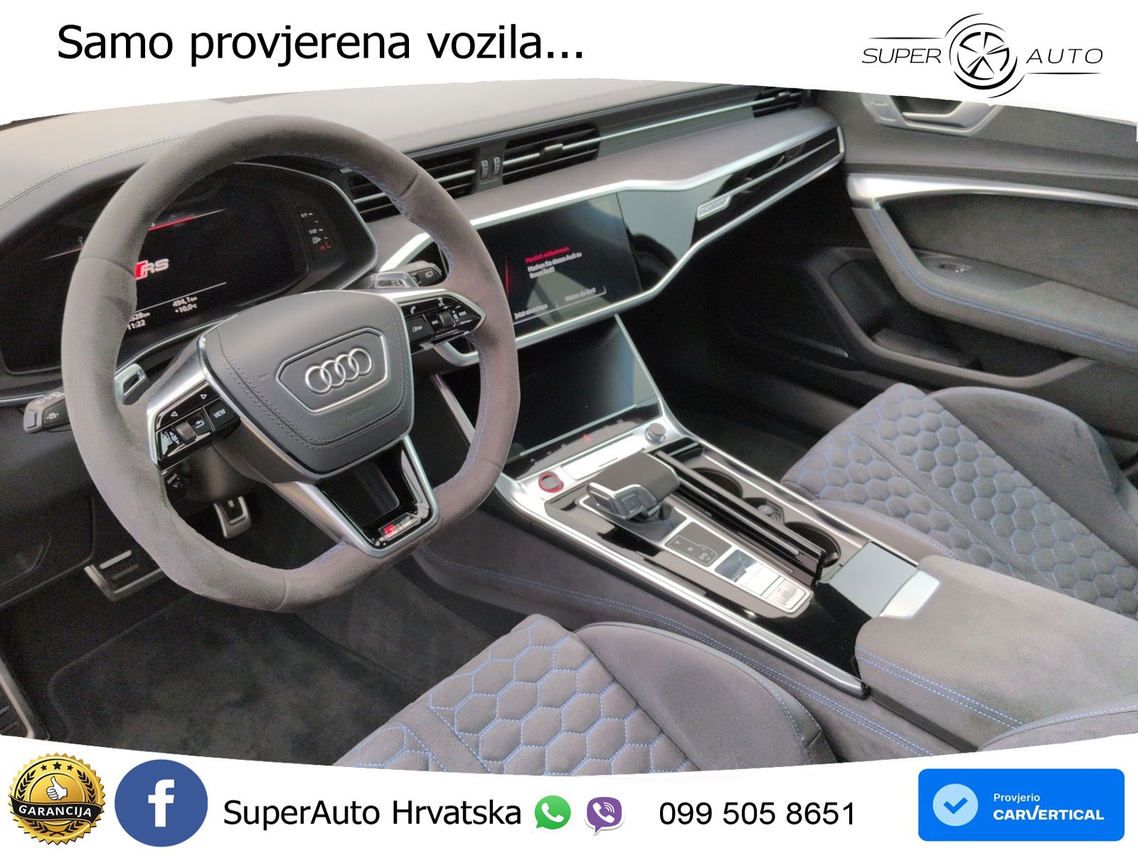 Audi RS6 Avant 4.0 TFSI V8 performance (630 KS)  quattro tiptronic Kuka LED+GR SJED+ACC