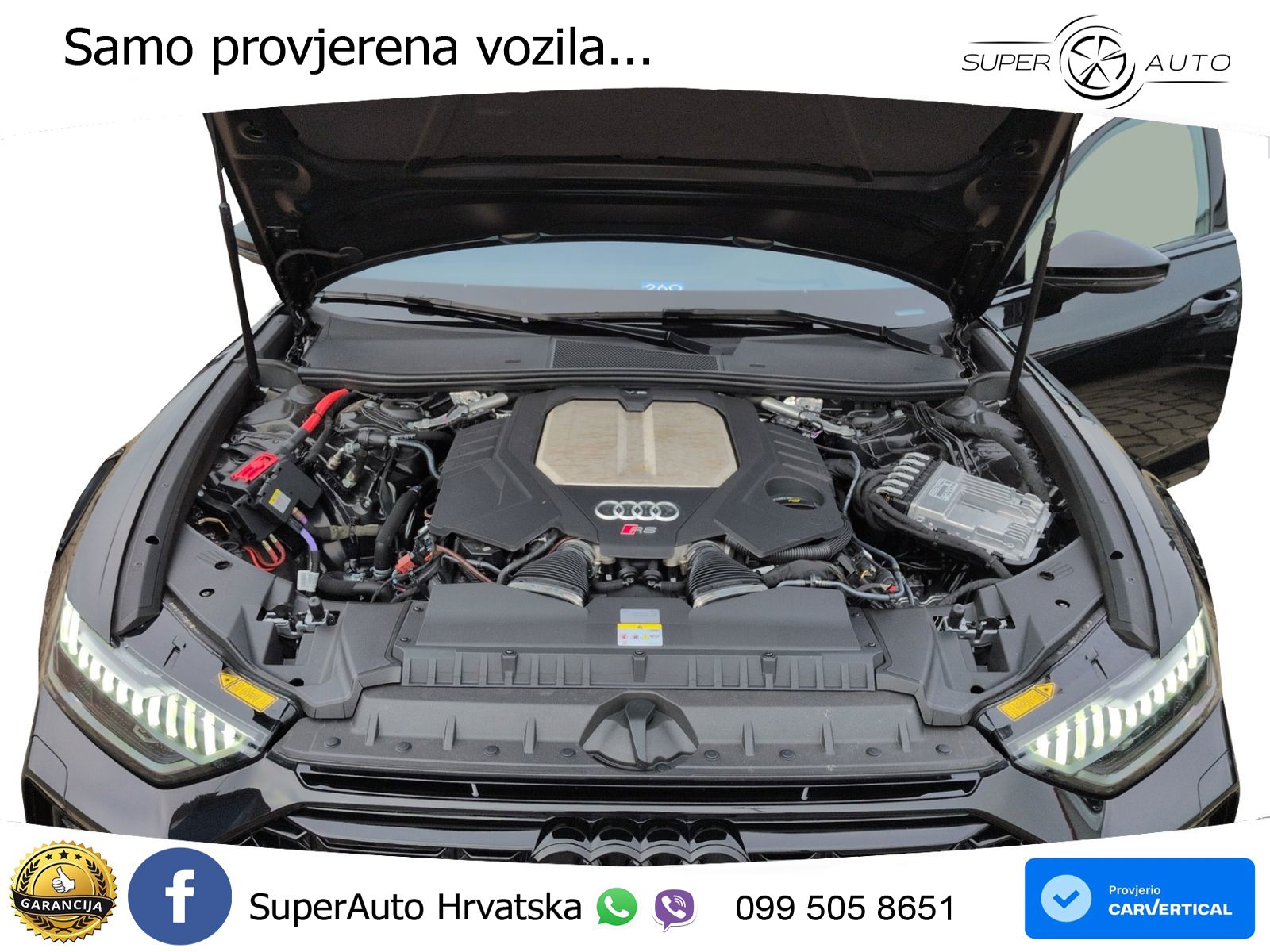 Audi RS6 Avant 4.0 TFSI V8 performance (630 KS)  quattro tiptronic Kuka LED+GR SJED+ACC