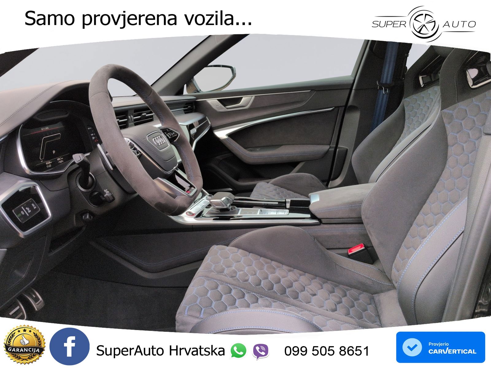 Audi RS6 Avant 4.0 TFSI V8 performance (630 KS)  quattro tiptronic Kuka LED+GR SJED+ACC