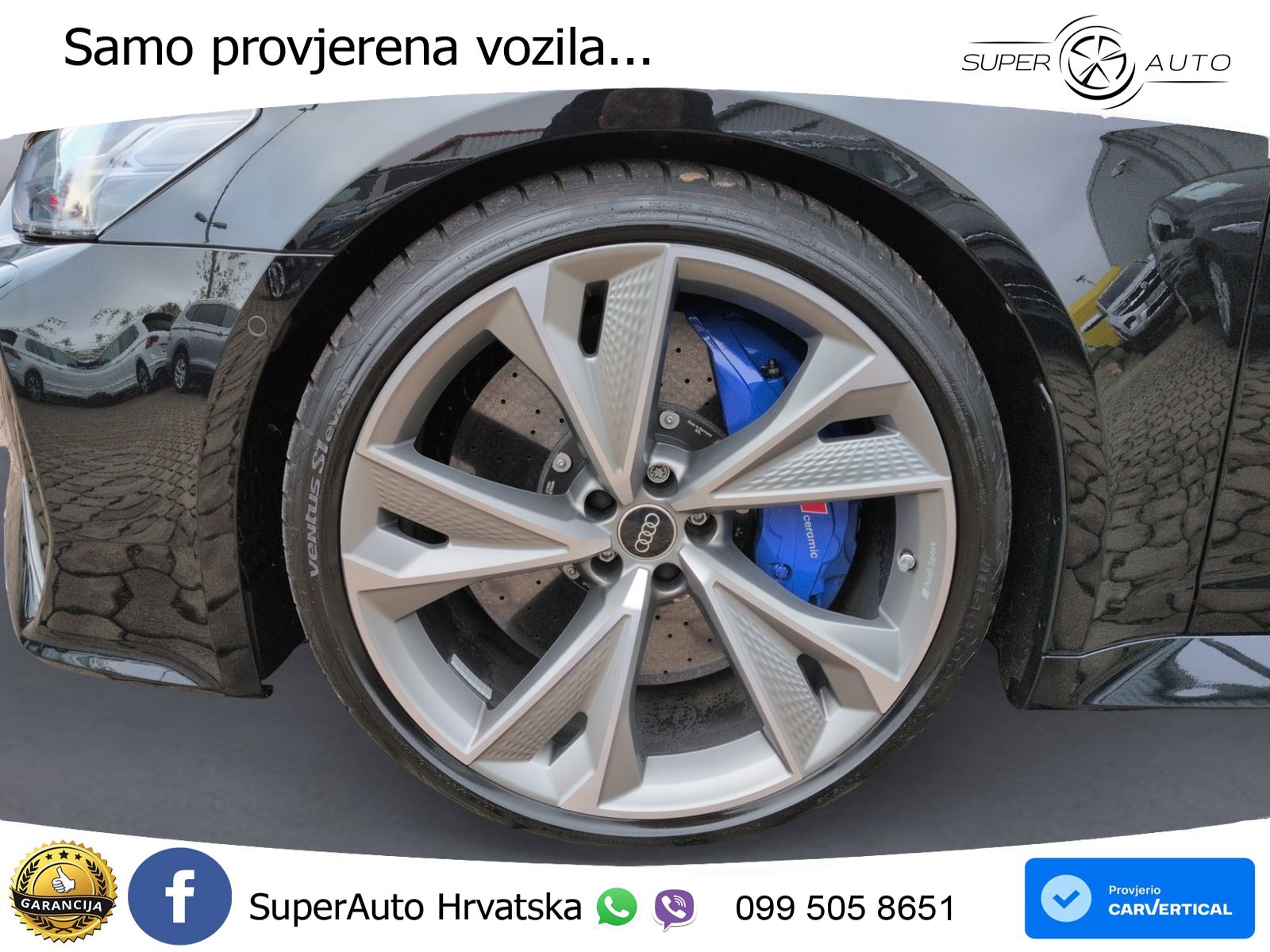 Audi RS6 Avant 4.0 TFSI V8 performance (630 KS)  quattro tiptronic Kuka LED+GR SJED+ACC
