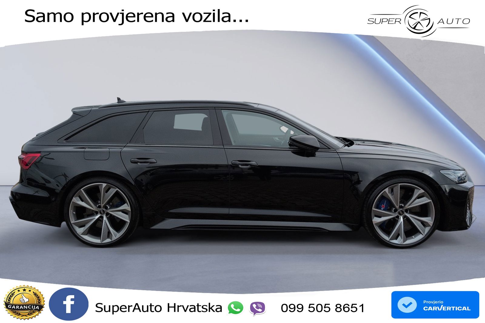 Audi RS6 Avant 4.0 TFSI V8 performance (630 KS)  quattro tiptronic Kuka LED+GR SJED+ACC