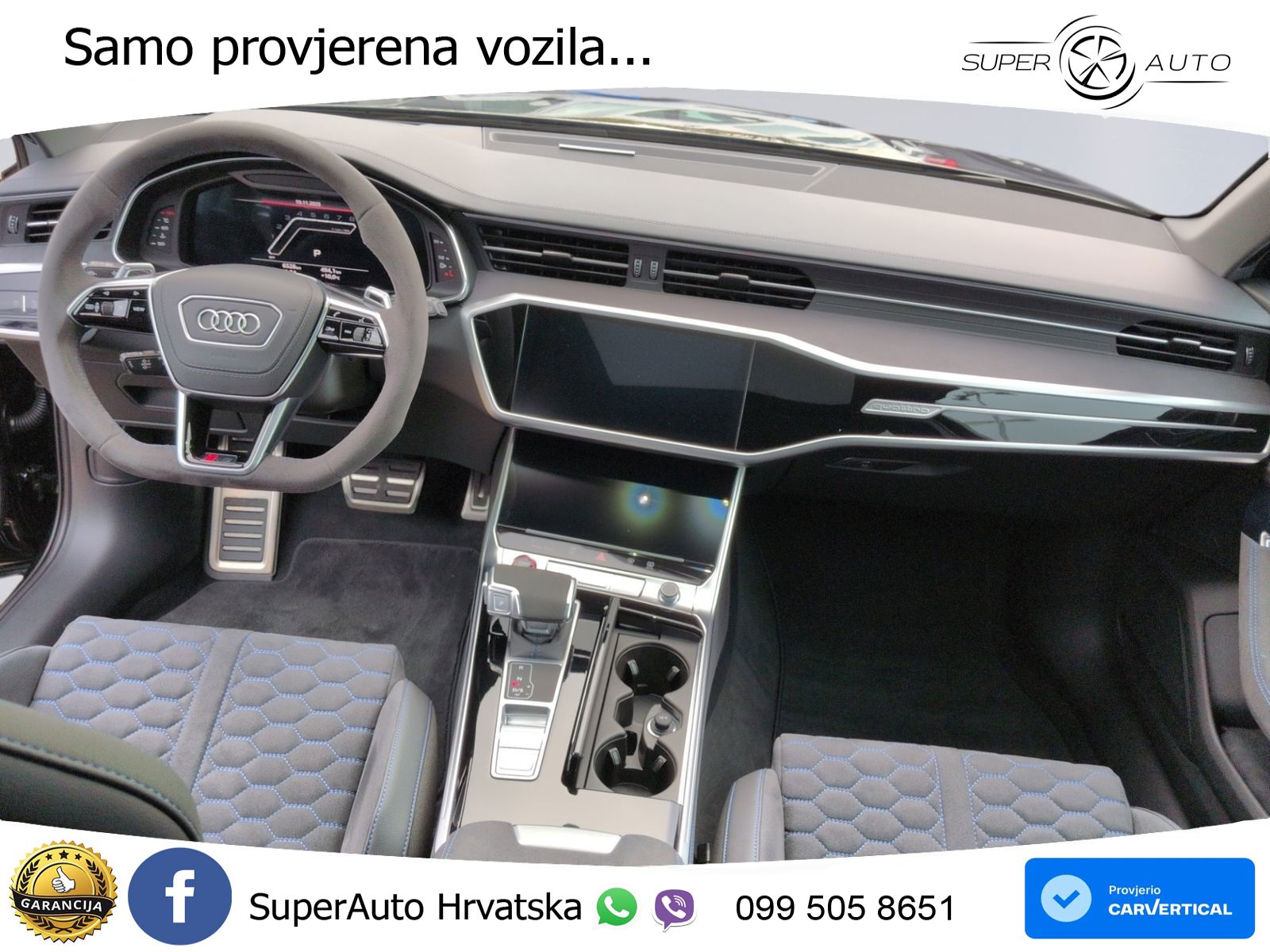 Audi RS6 Avant 4.0 TFSI V8 performance (630 KS)  quattro tiptronic Kuka LED+GR SJED+ACC