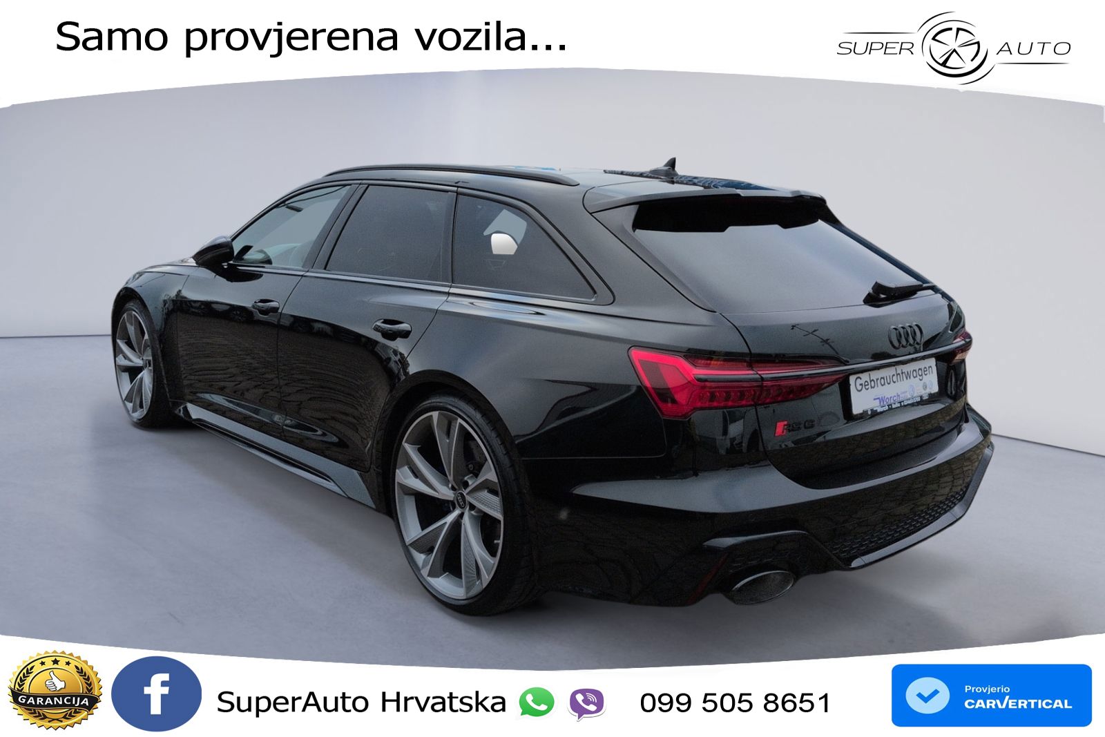 Audi RS6 Avant 4.0 TFSI V8 performance (630 KS)  quattro tiptronic Kuka LED+GR SJED+ACC