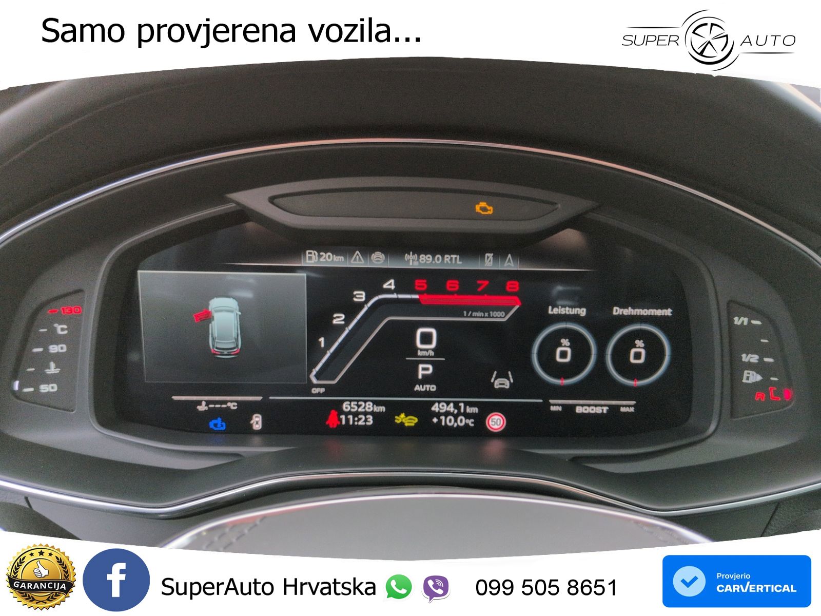 Audi RS6 Avant 4.0 TFSI V8 performance (630 KS)  quattro tiptronic Kuka LED+GR SJED+ACC