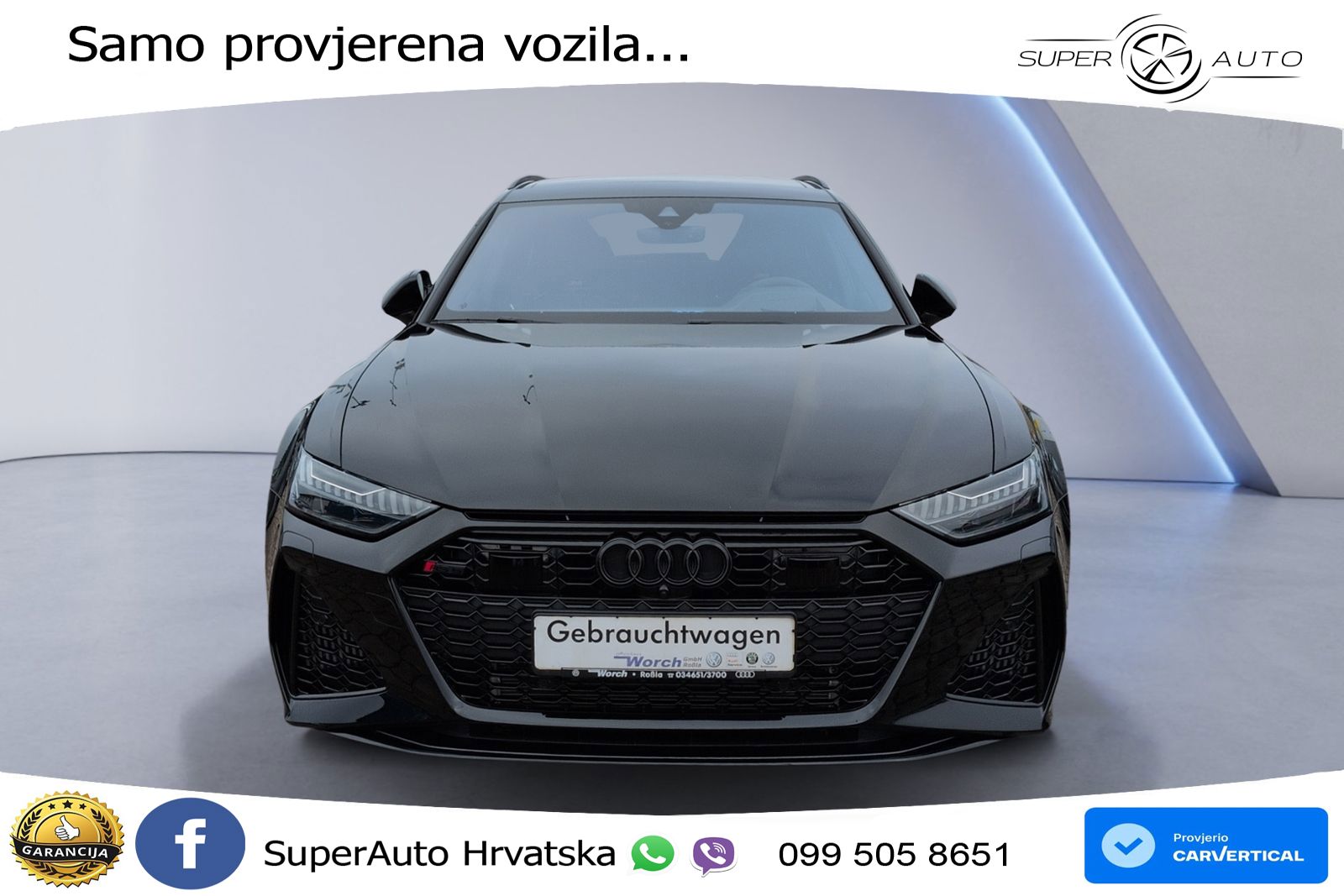 Audi RS6 Avant 4.0 TFSI V8 performance (630 KS)  quattro tiptronic Kuka LED+GR SJED+ACC