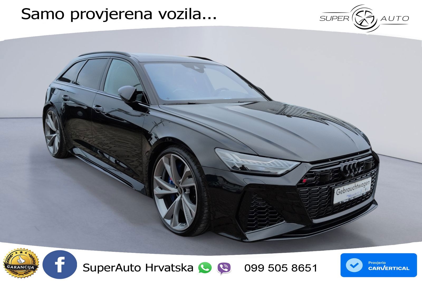 Audi RS6 Avant 4.0 TFSI V8 performance (630 KS)  quattro tiptronic Kuka LED+GR SJED+ACC