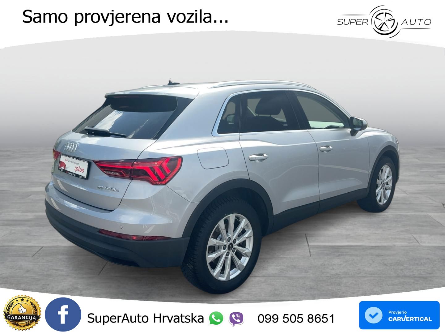 Audi Q3 45 TFSIe (245 KS) S tronic LED+GR SJED+ACC