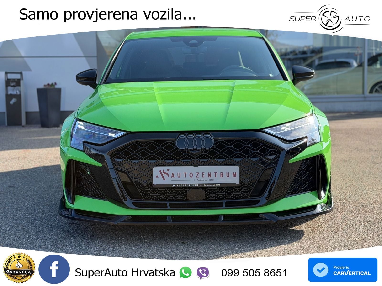 Audi RS3 Sedan 2.5 TFSI (400 KS) quattro S tronic LED+GR SJED+ACC