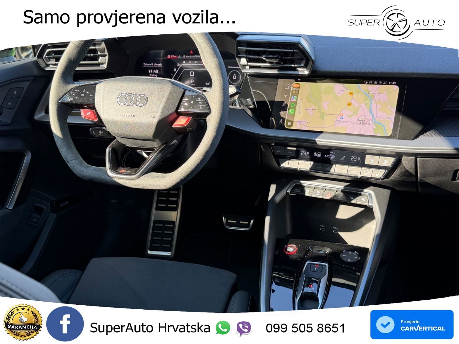Audi RS3 Sedan 2.5 TFSI (400 KS) quattro S tronic LED+GR SJED+ACC