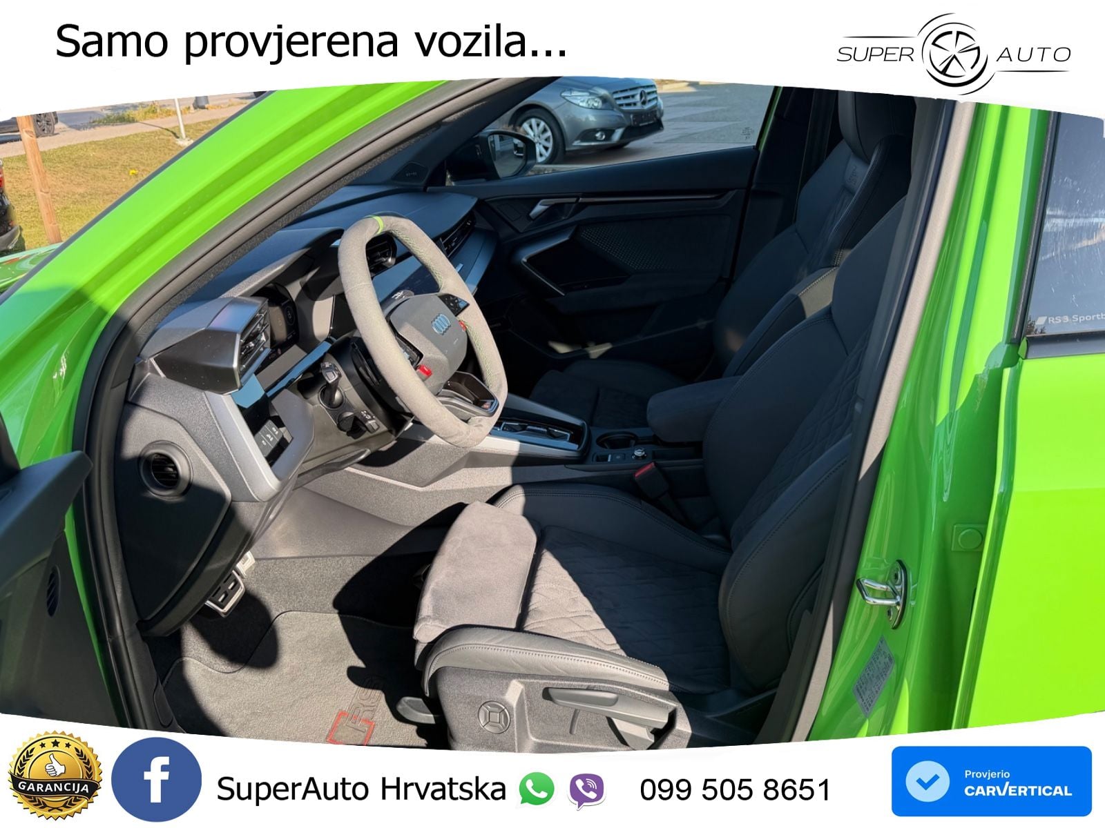 Audi RS3 Sedan 2.5 TFSI (400 KS) quattro S tronic LED+GR SJED+ACC