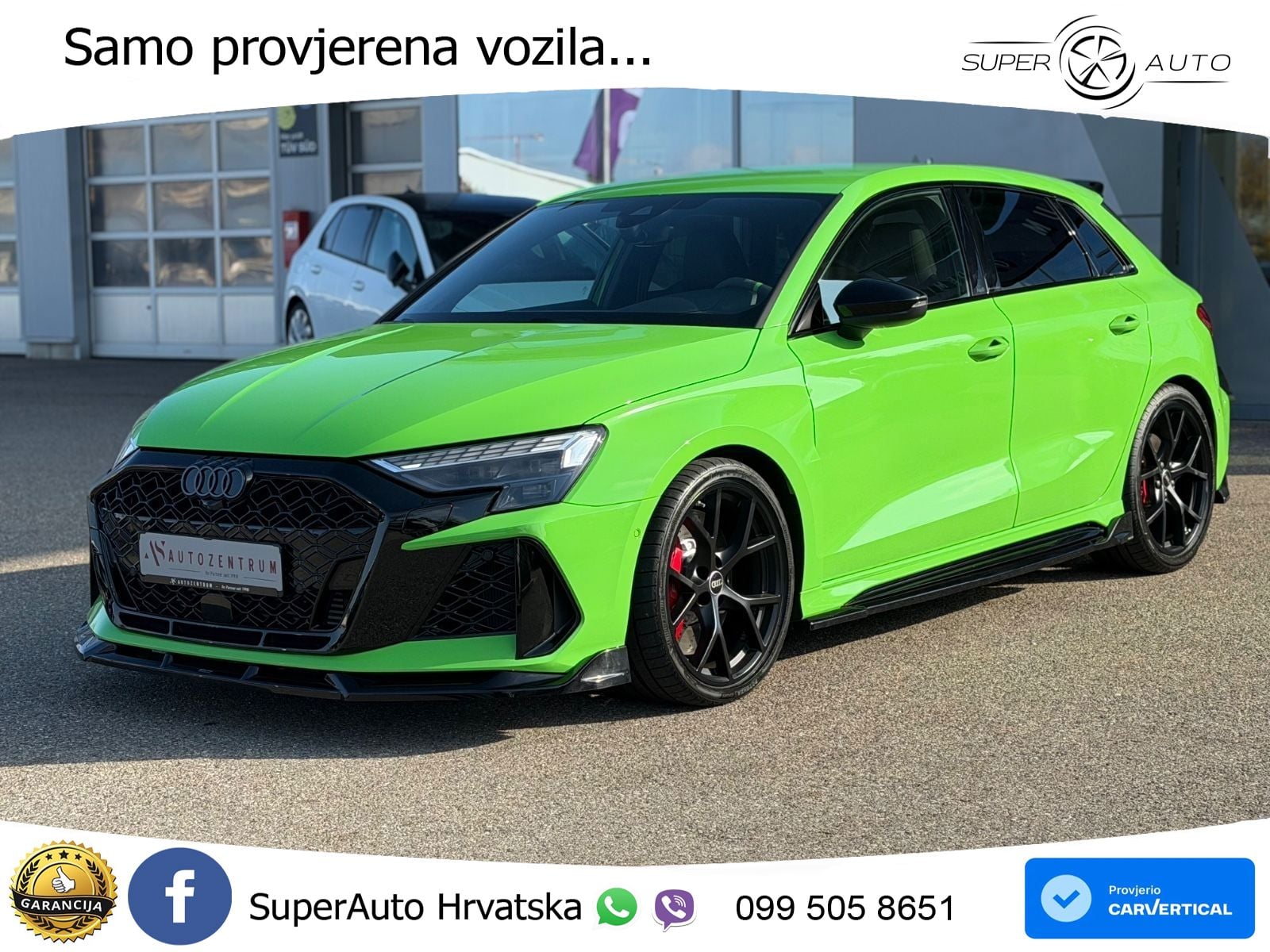Audi RS3 Sedan 2.5 TFSI (400 KS) quattro S tronic LED+GR SJED+ACC
